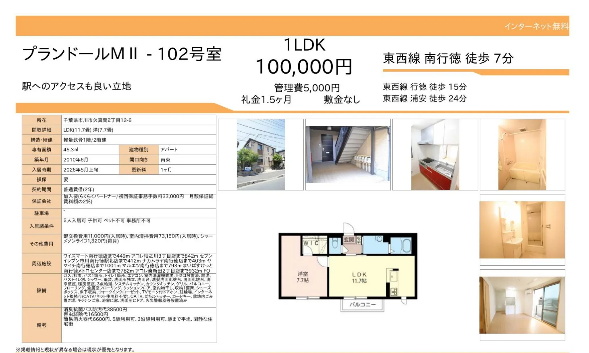 プランドールMI 102号 0