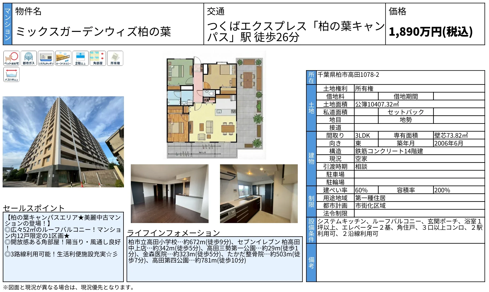 ミックスガーデンウィズ柏の葉 0