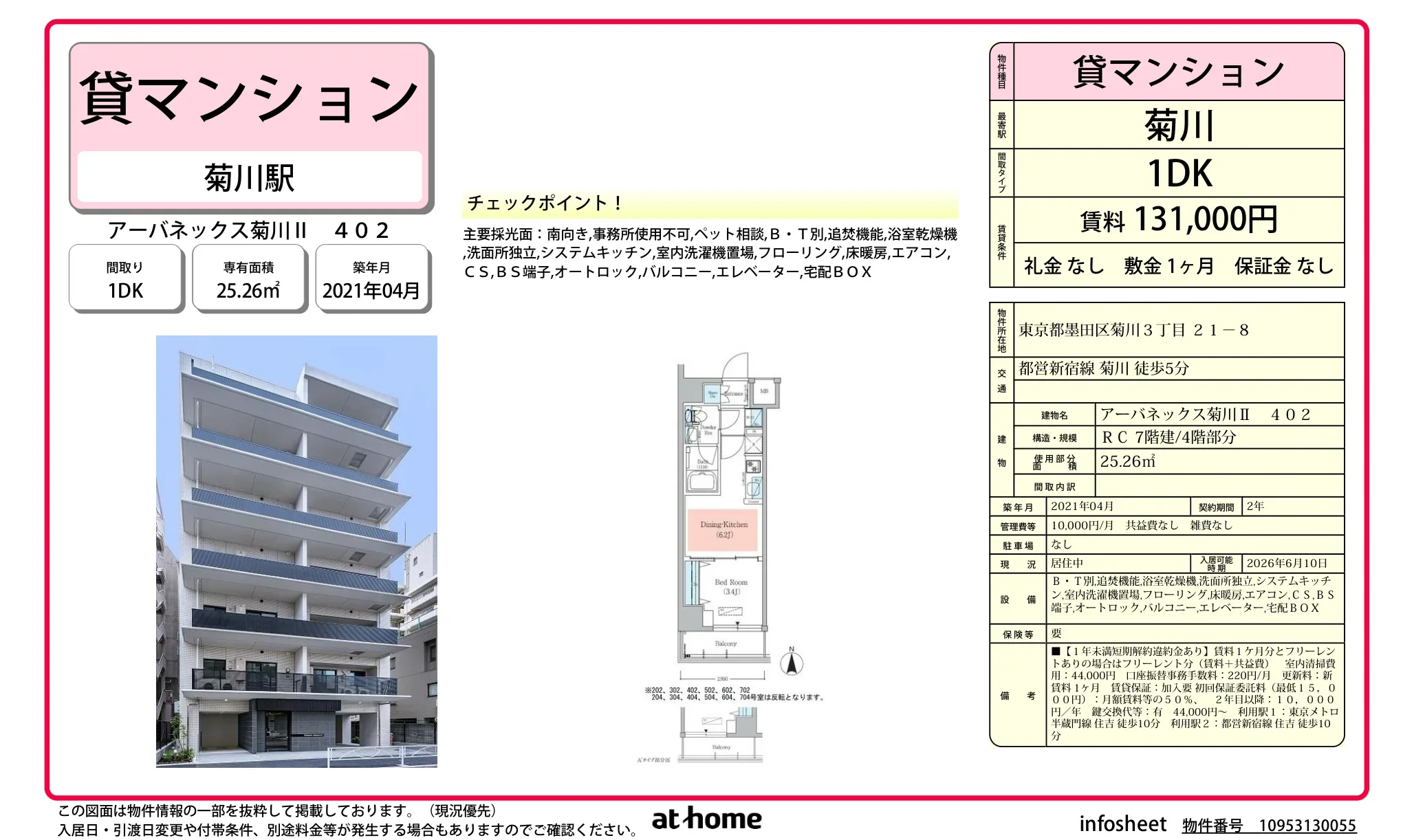 アーバネックス菊川Ⅱ 0