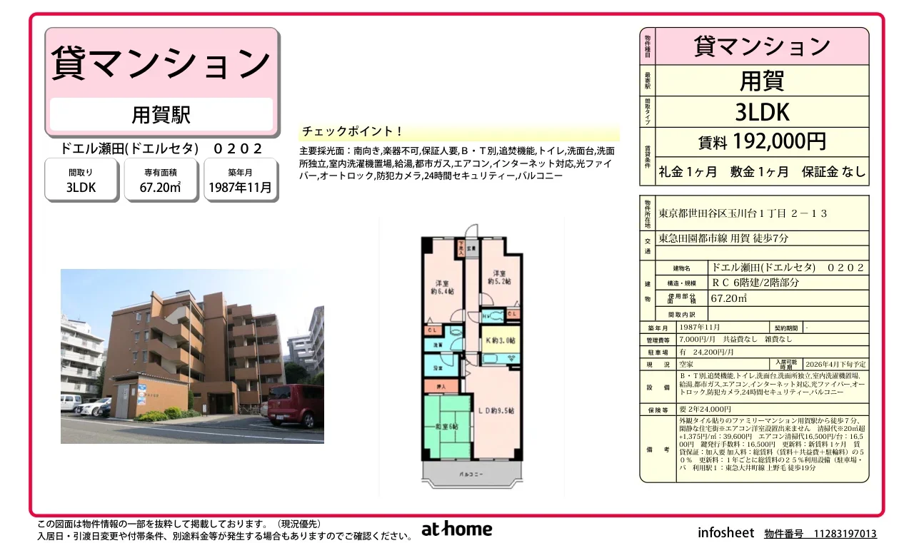 ドエル瀬田 0