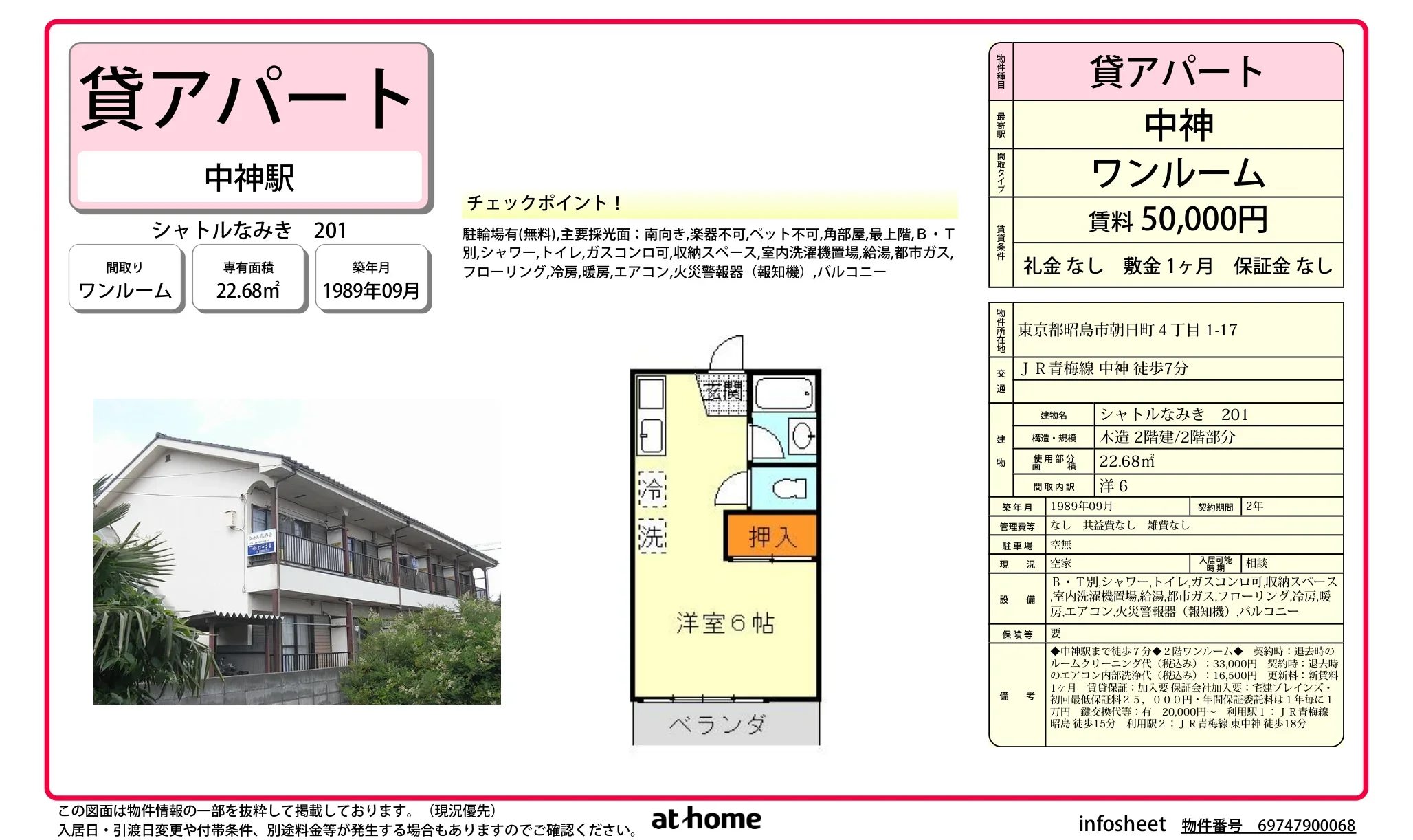 シャトルなみき 201 201号 0