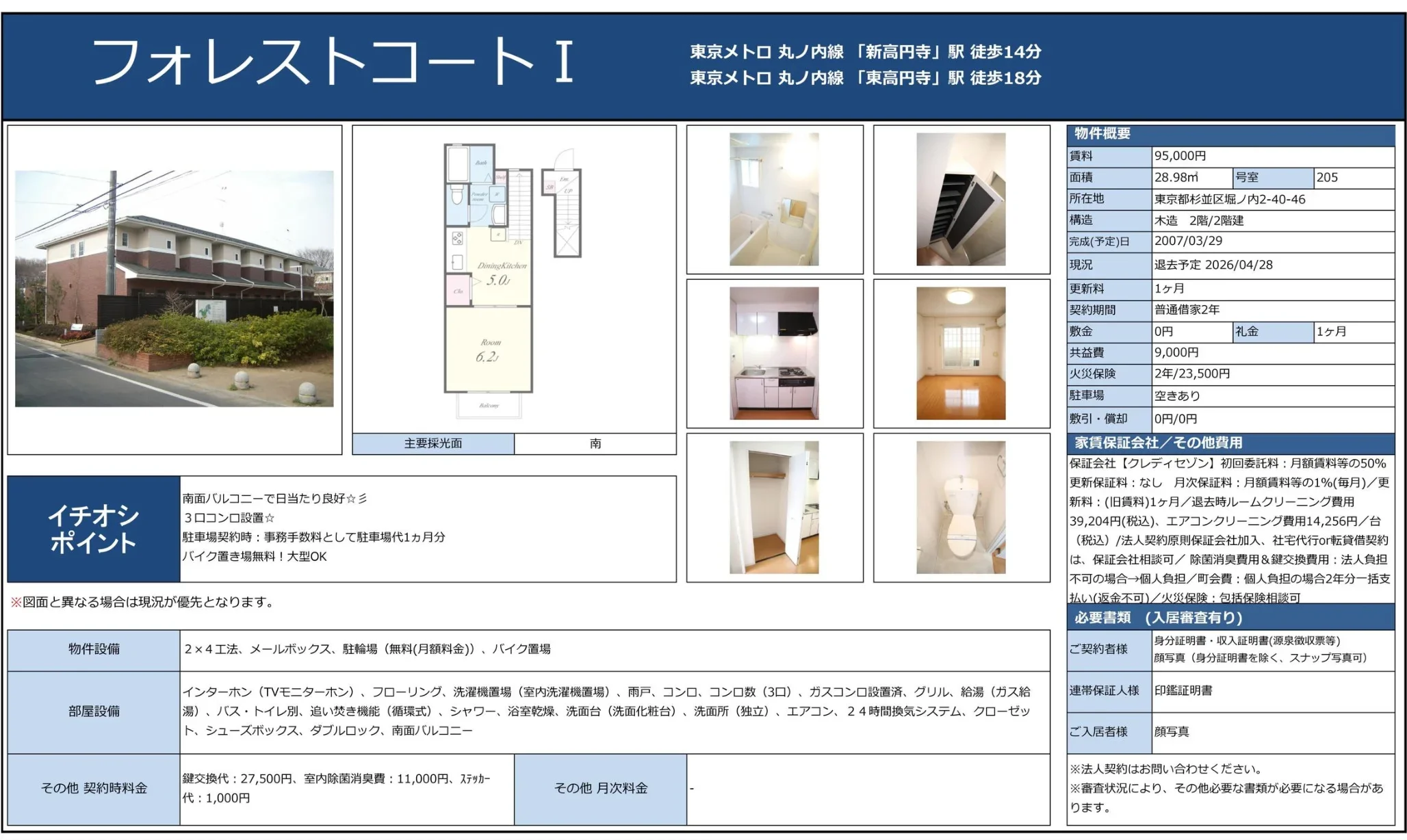 フォレストコート I 205号 0