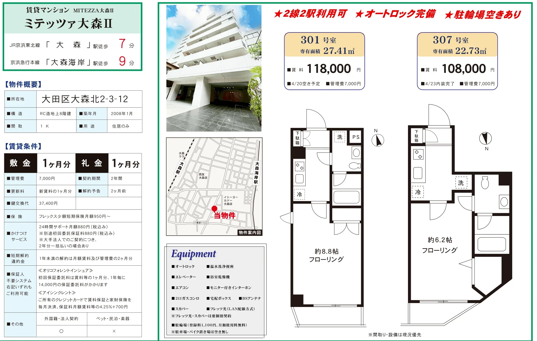 MITEZZA大森Ⅱ 307号室 0