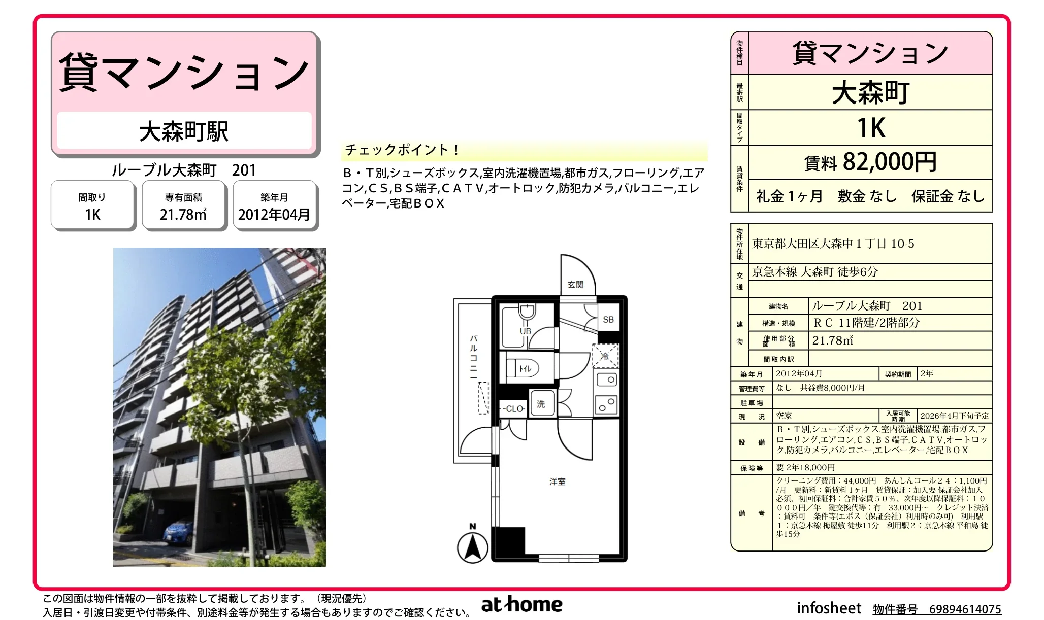 ルーブル大森町 0