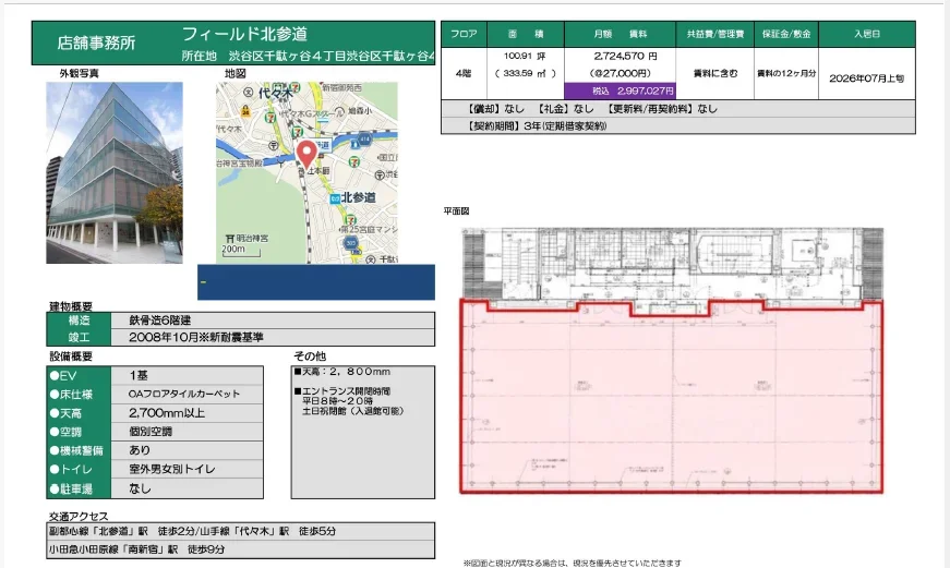 フィールド北参道 0