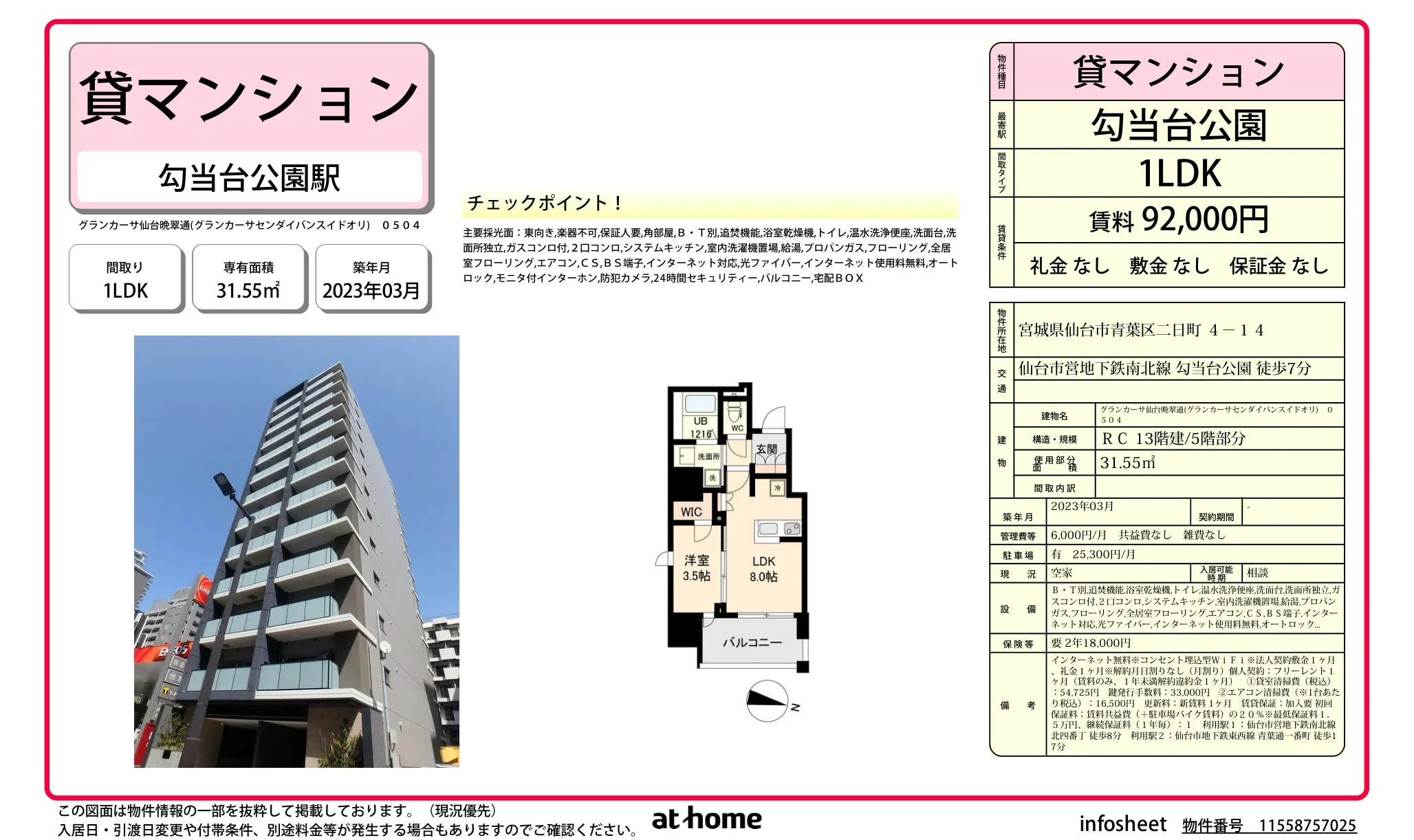 Modern 1LDK Property Near Station in Futsukamachi 0