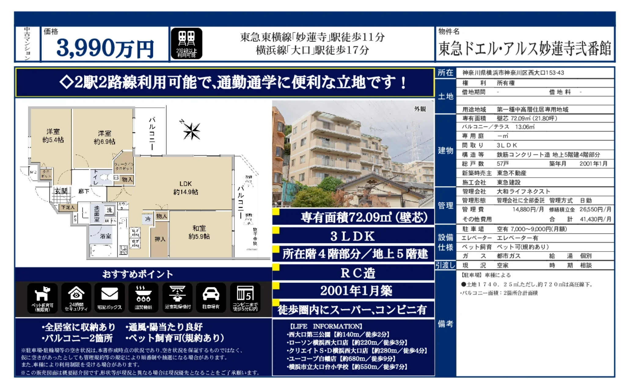 東急ドエルアルス妙蓮寺弐番館 0