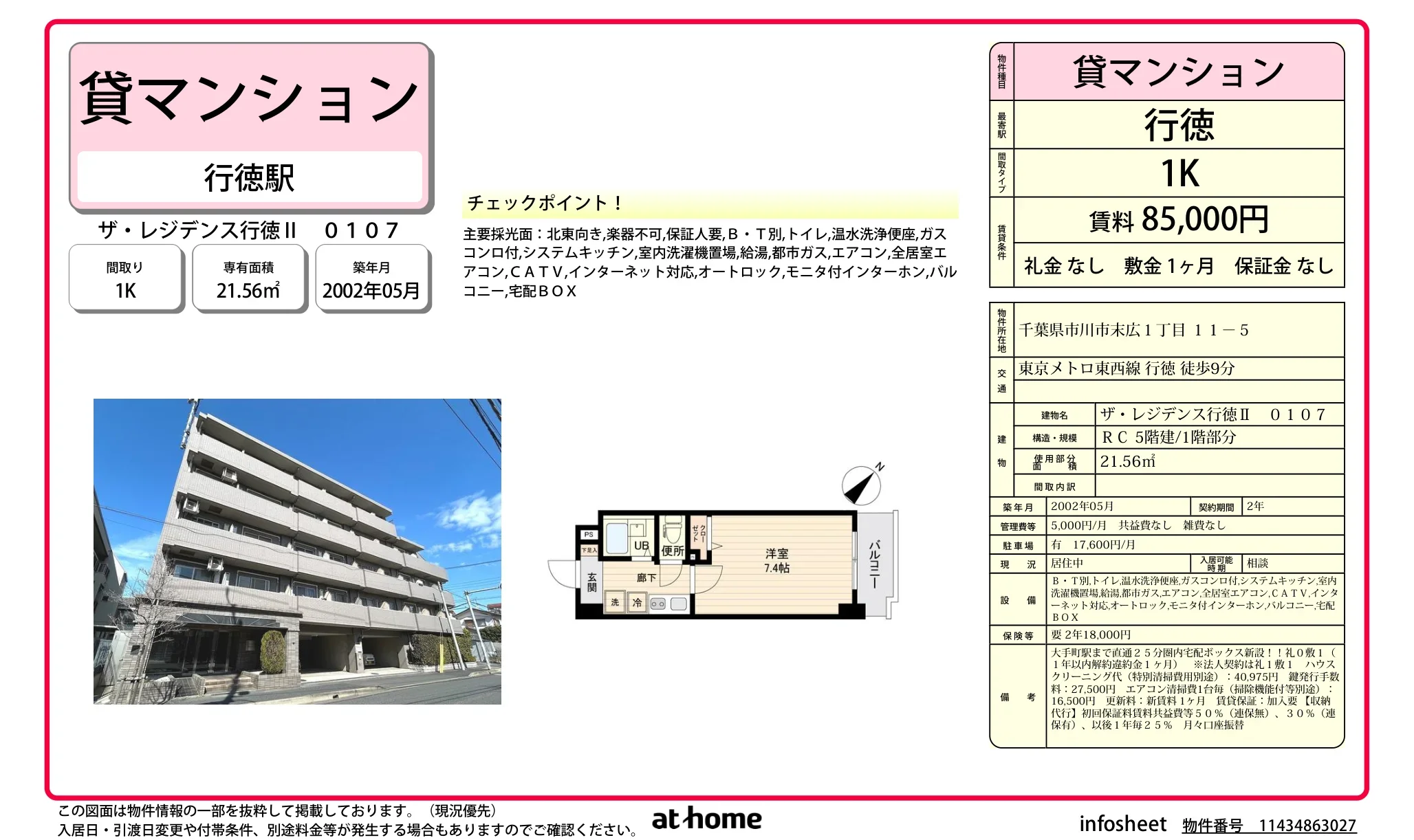 ザ・レジデンス行徳Ⅱ 0