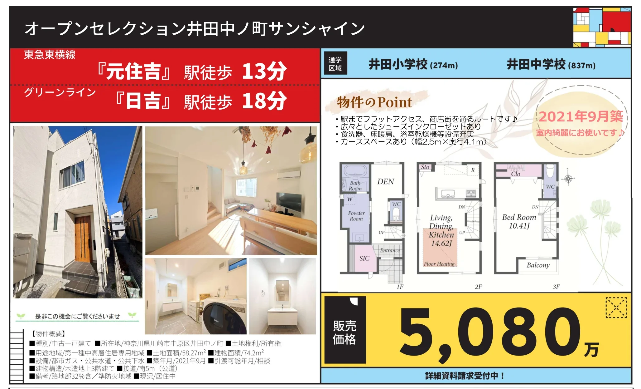 オープンセレクション井田中ノ町サンシャイン 0