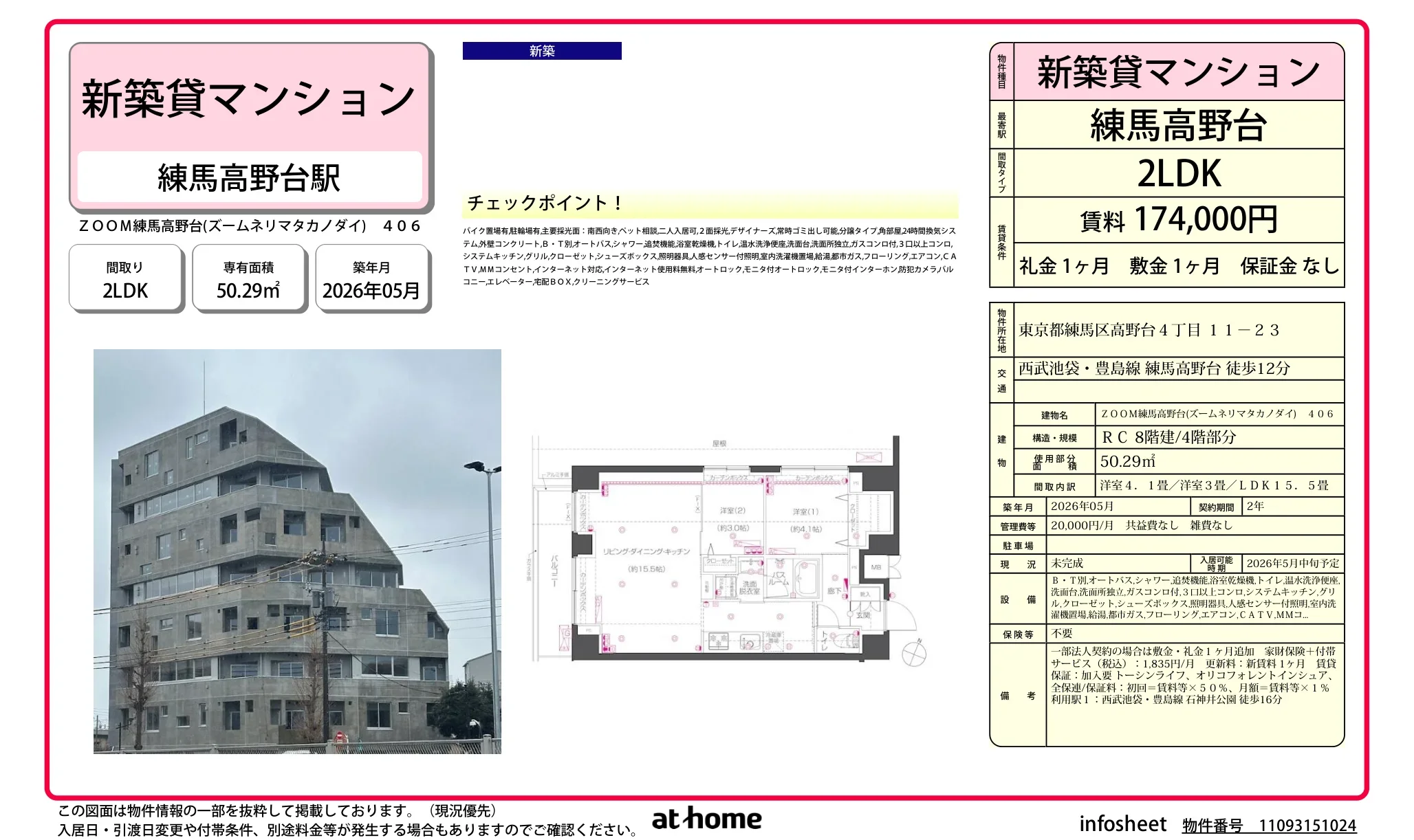 ＺＯＯＭ練馬高野台 0