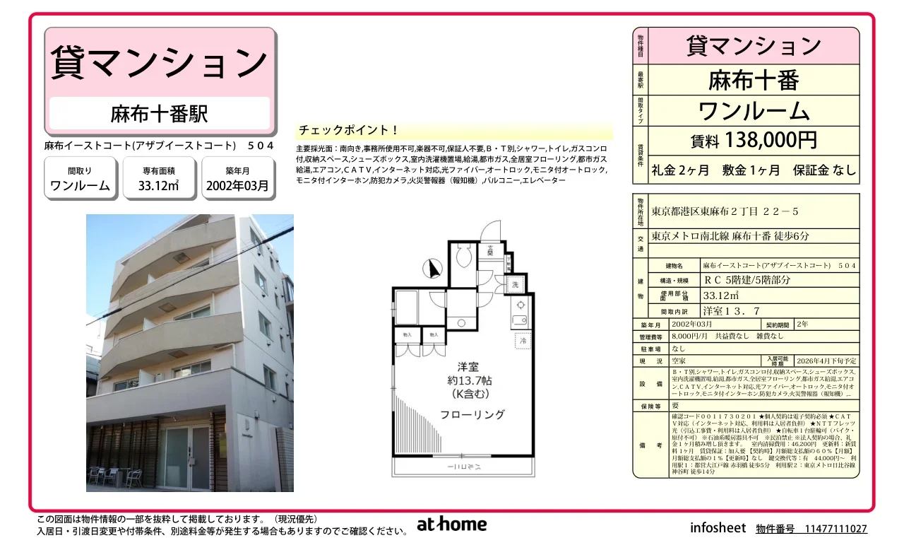 麻布イーストコート 0