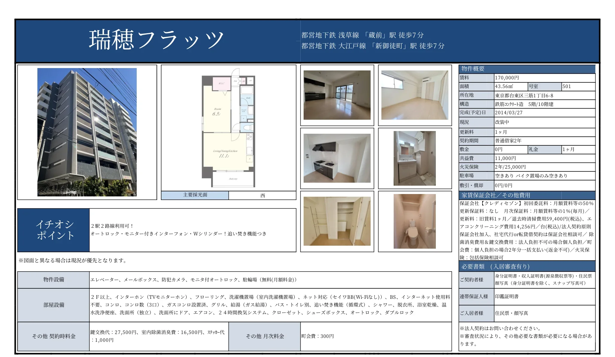 瑞穂 フラッツ 501号 0