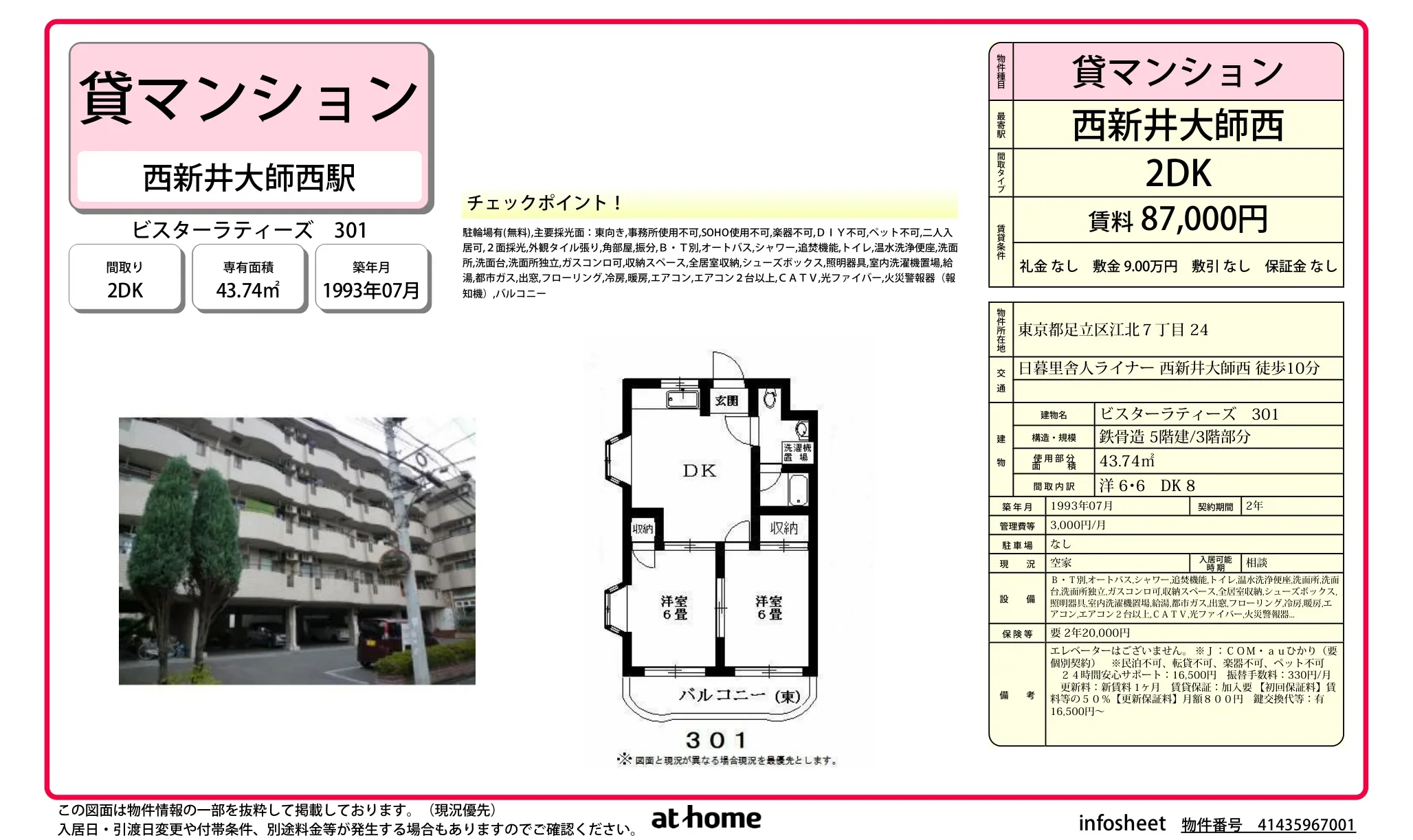 ビスターラティーズ 301 301号 0