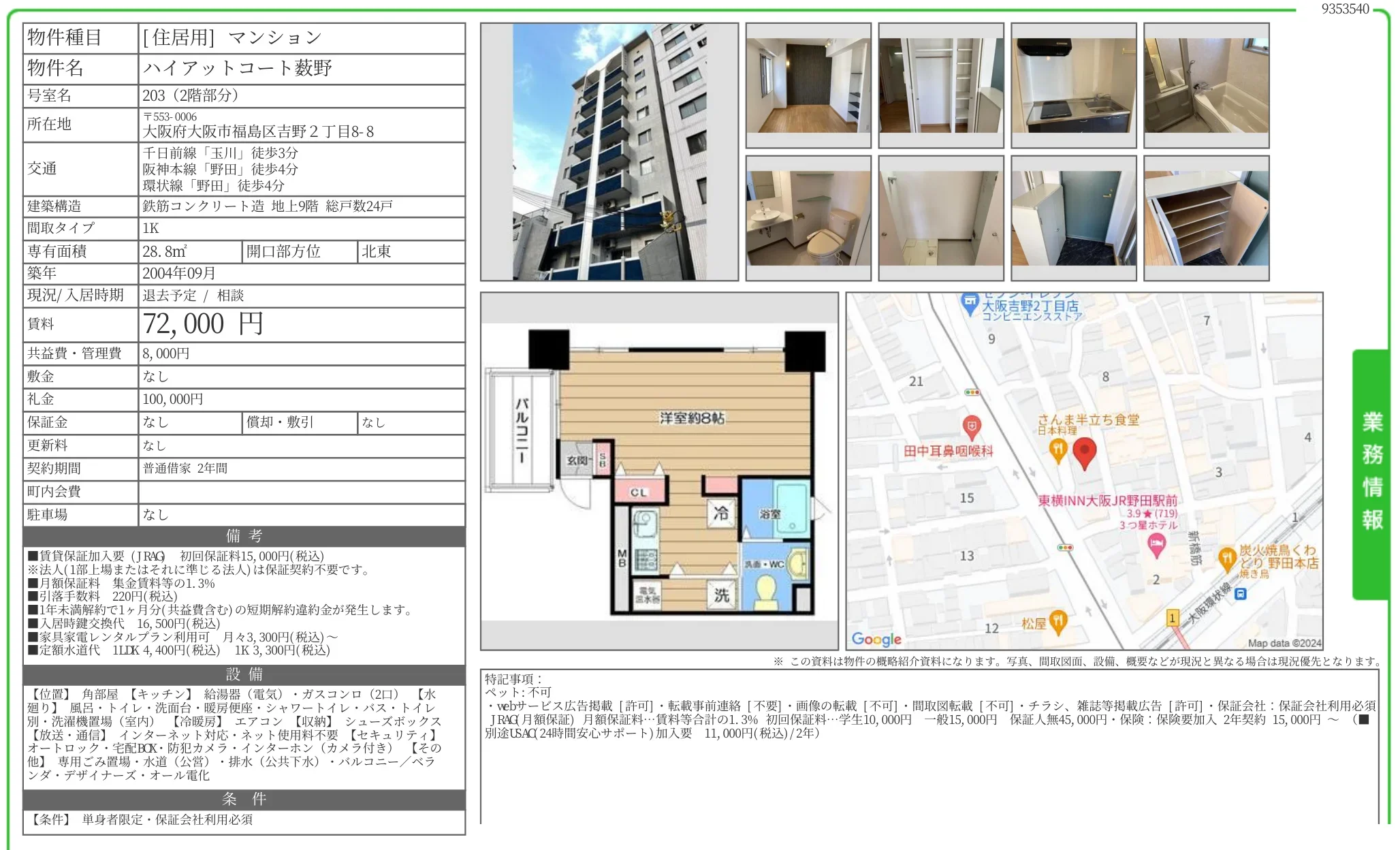 ハイアットコート薮野 203 0