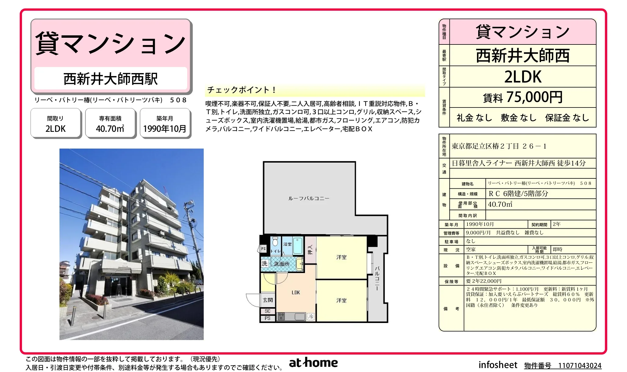 リーベ・パトリー椿 508 0