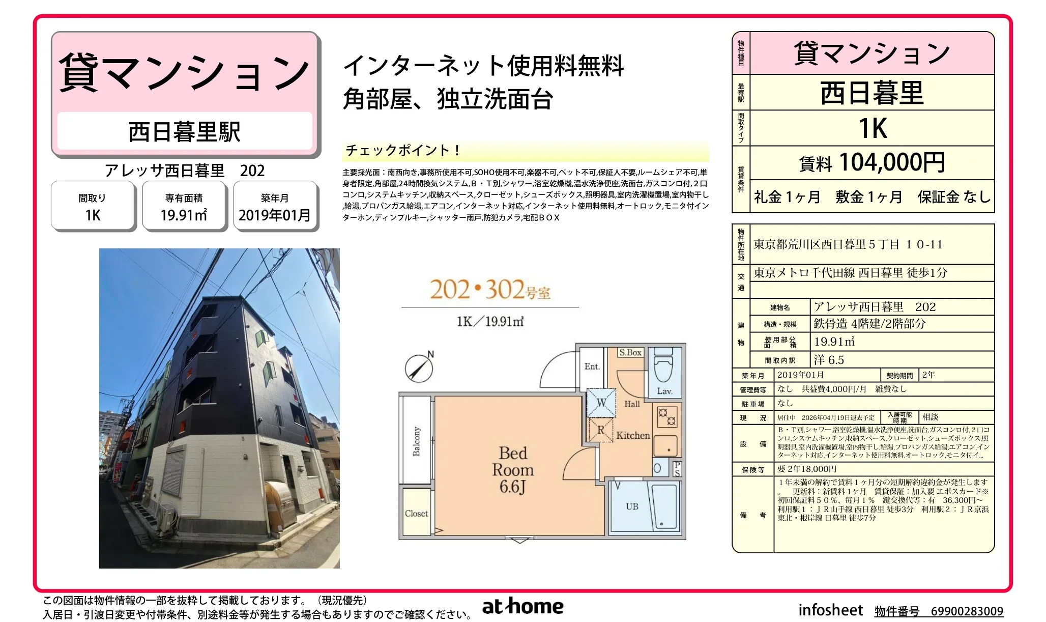アレッサ西日暮里 202号 0
