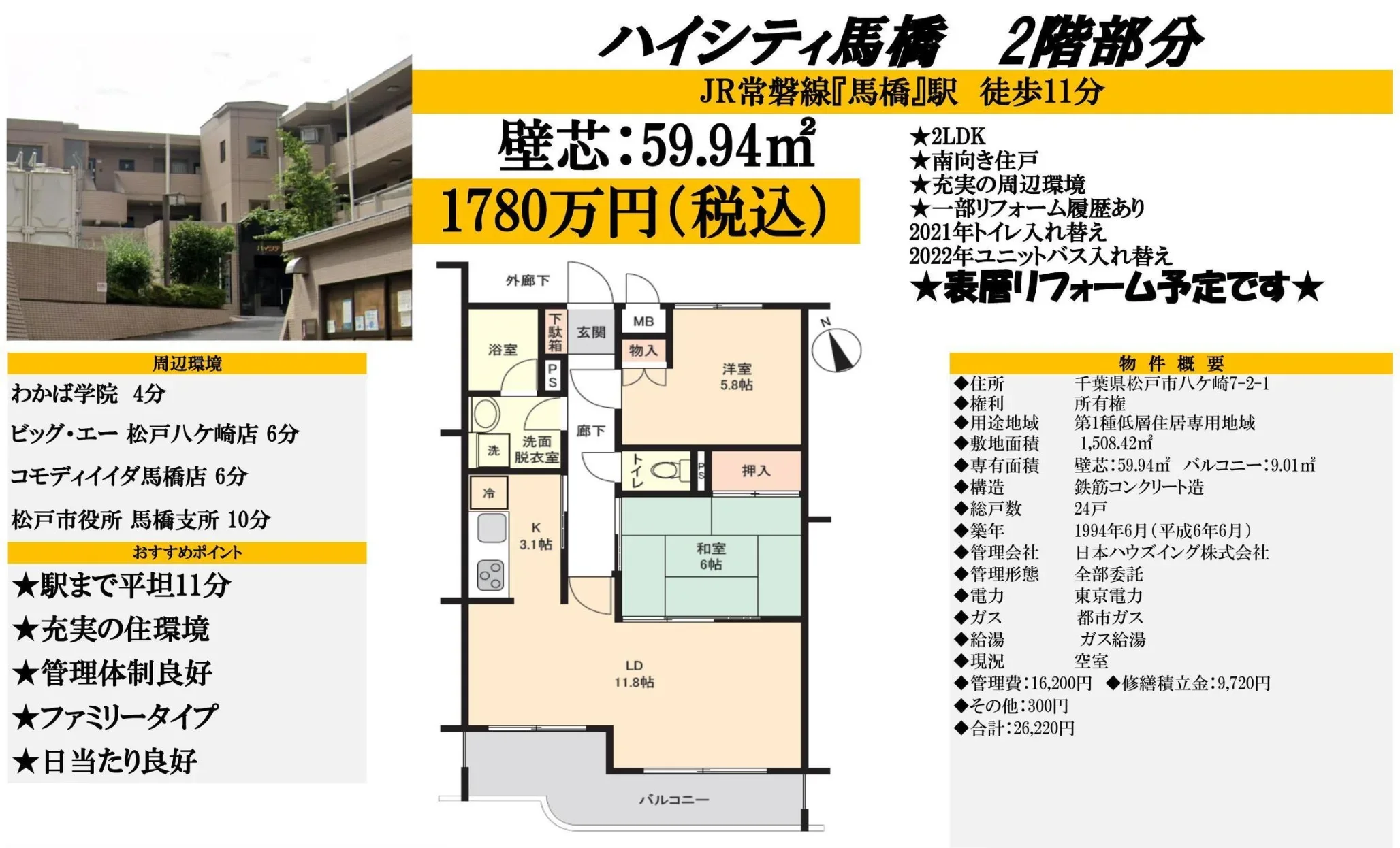 ハイシティ馬橋 2号 0
