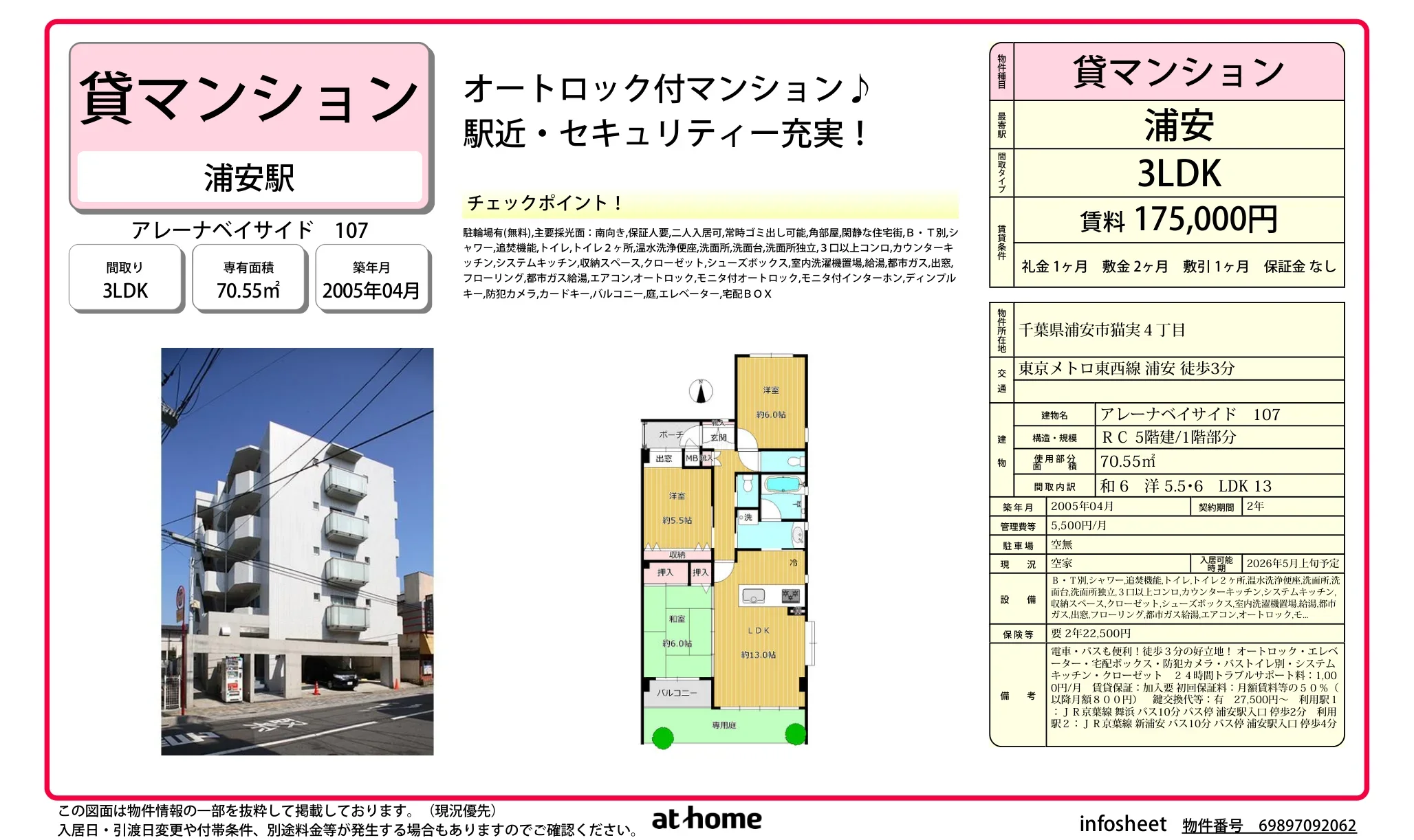 アレーナベイサイド 107号 0