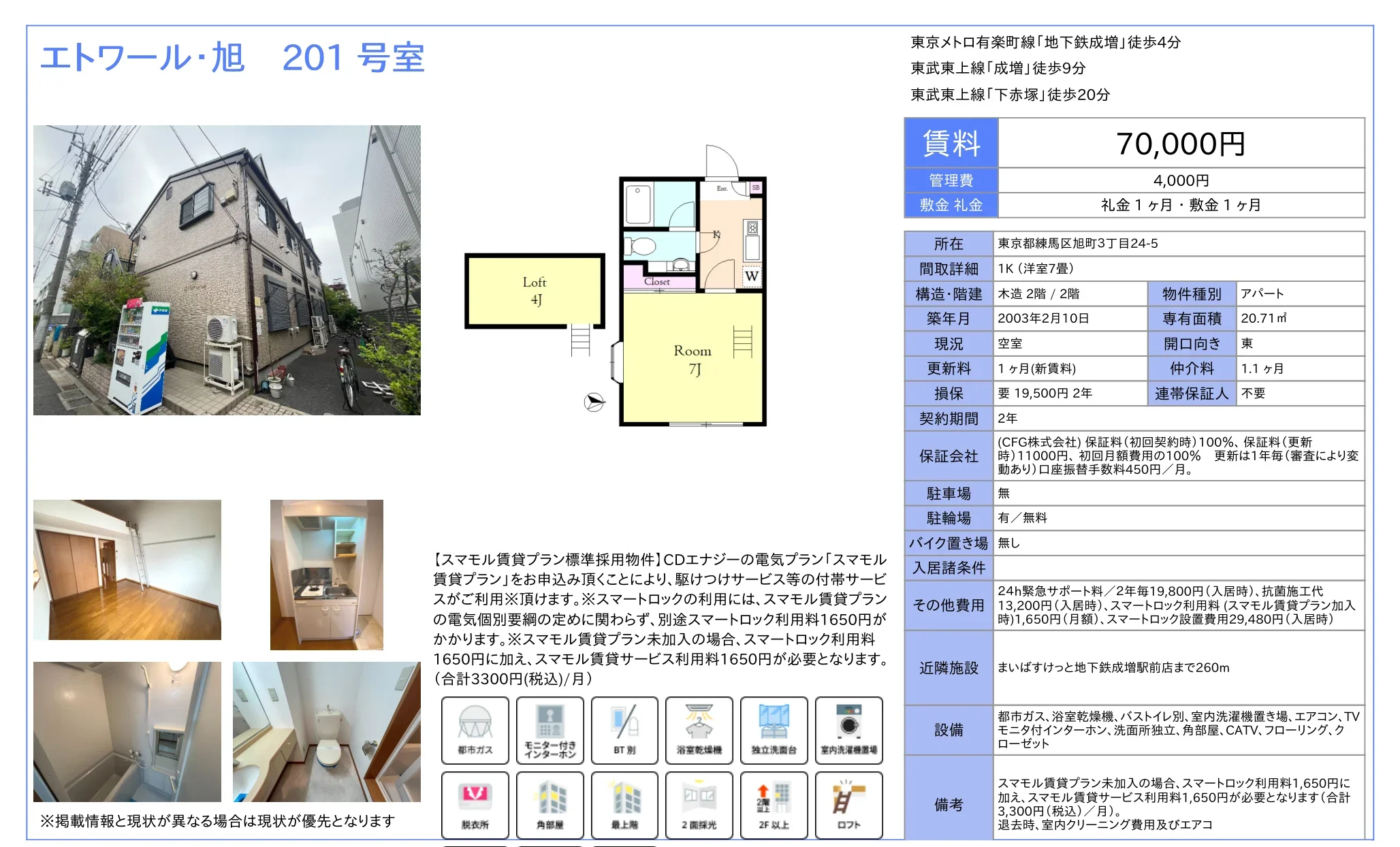エトワール・旭 201号 0