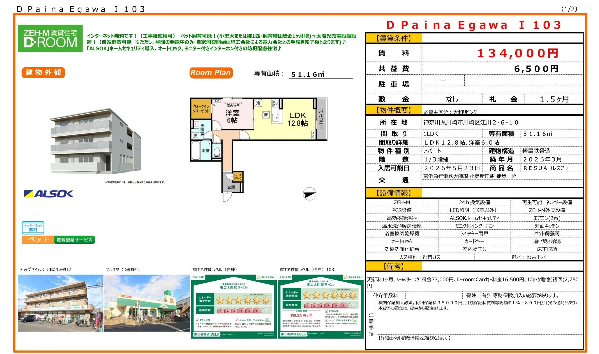 RESUA (レスア) 1LDK 0