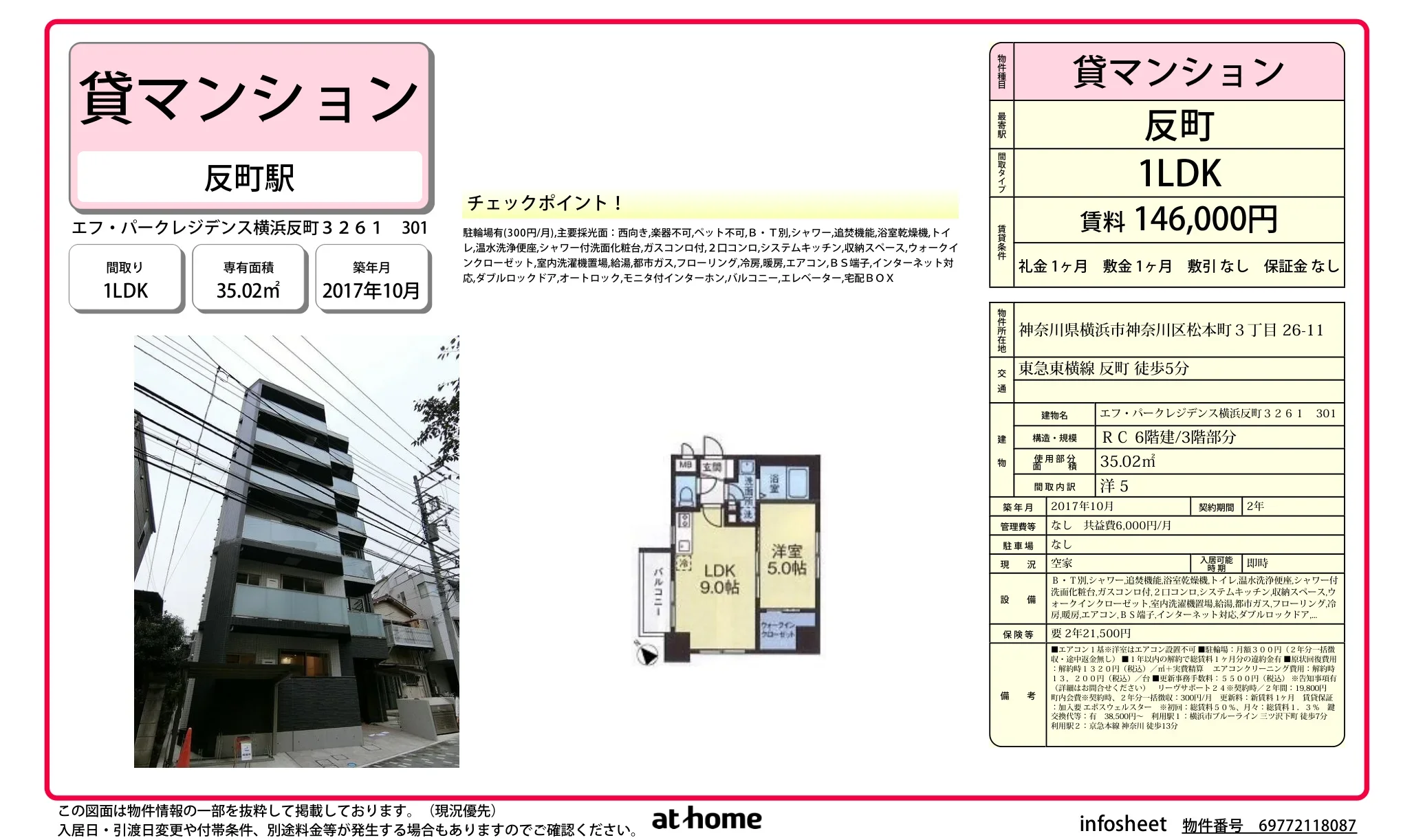 Modern 1LDK Condo Near Station in Matsumotocho 0