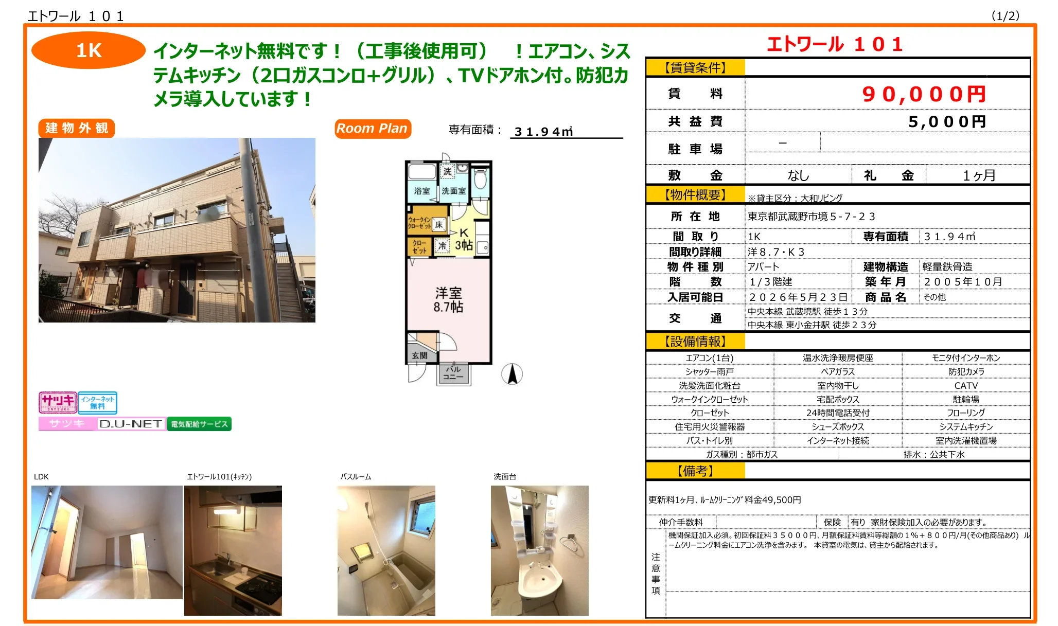 エトワール101 101号 0