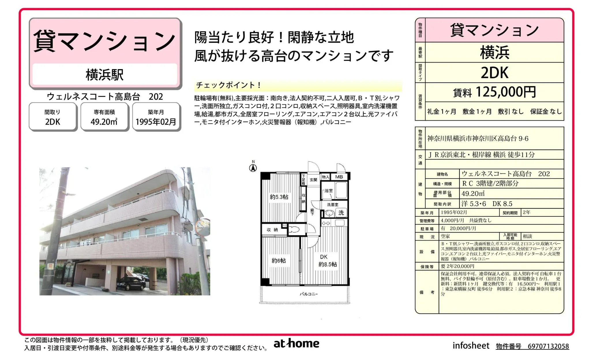 ウェルネスコート高島台 202 0