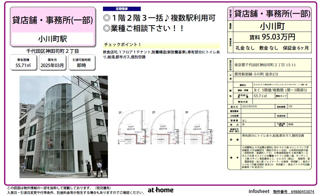 HARVEY 神田司町 1~3階一 0