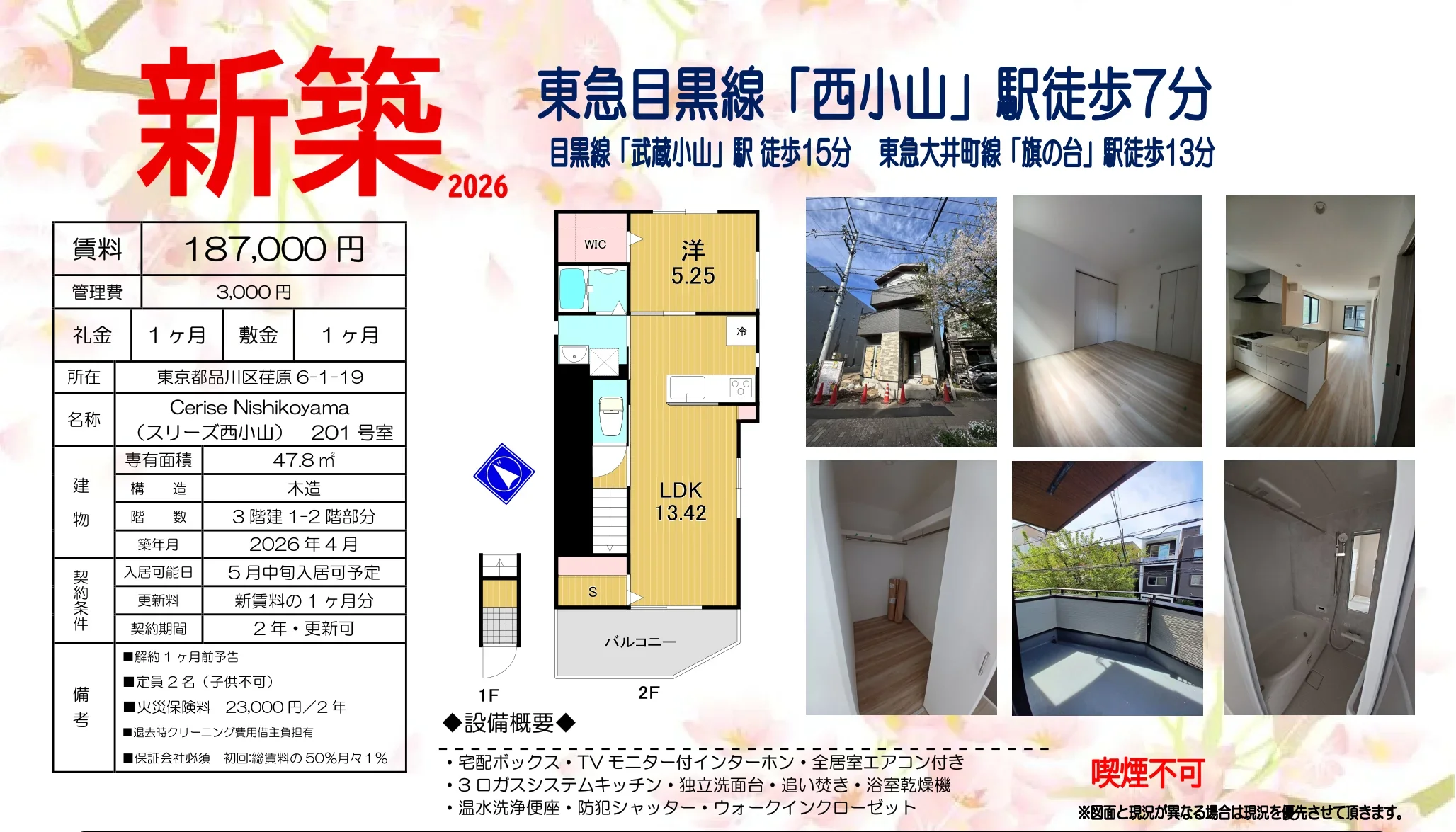 Cerise Nishikoyama 201号 0