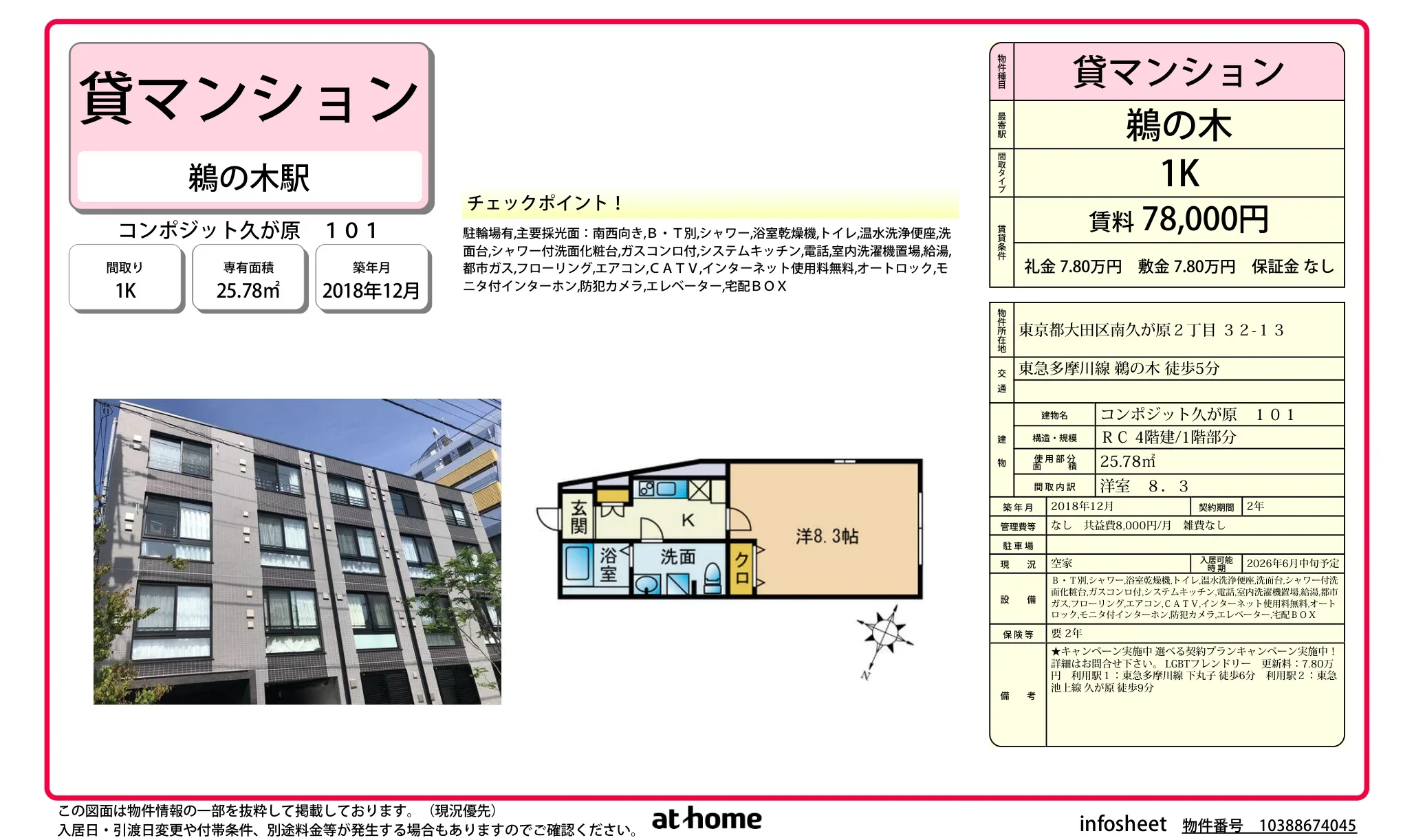 鵜の木 101 0