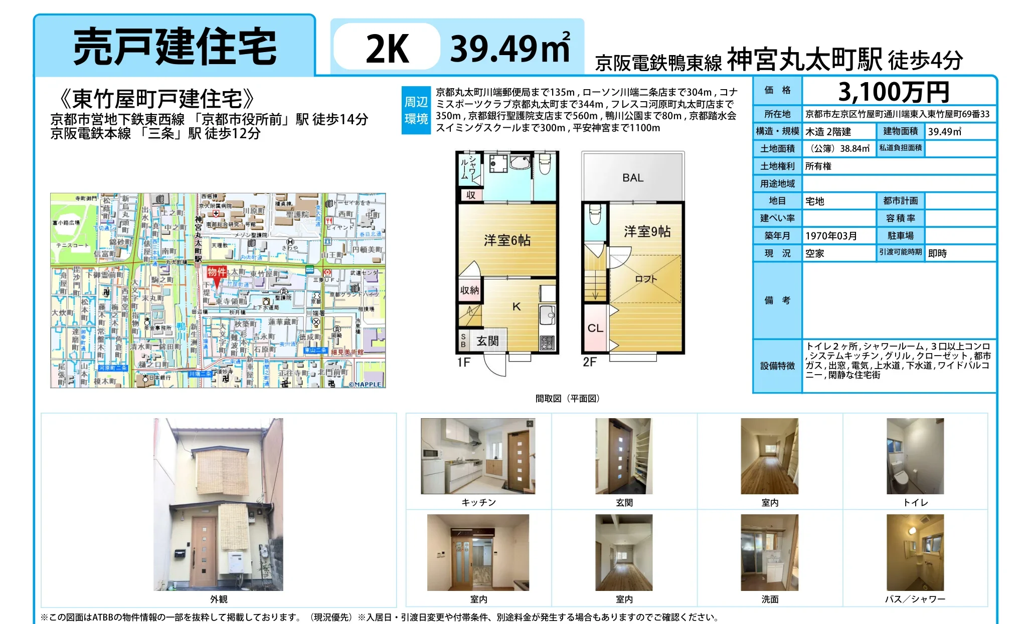 東竹屋町戸建住宅 0