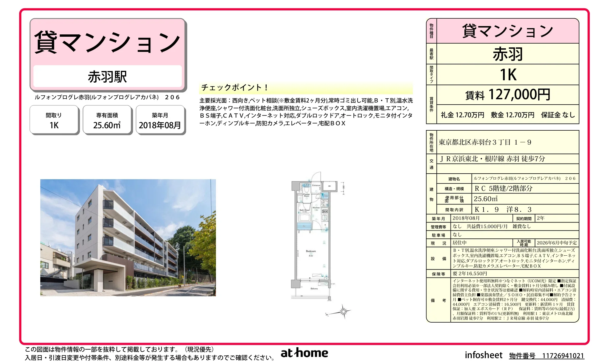 ルフォンプログレ赤羽 0