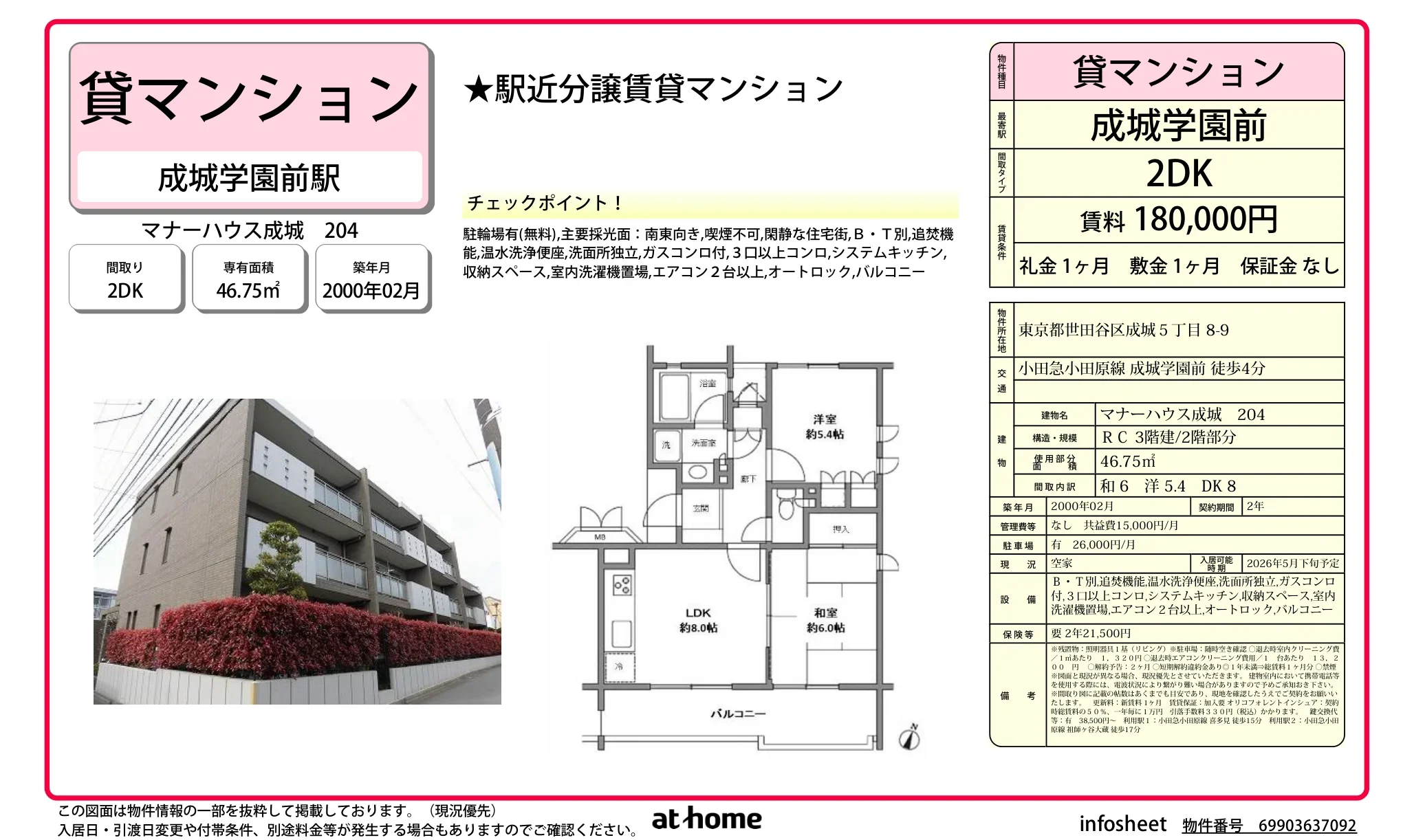 マナーハウス成城 0