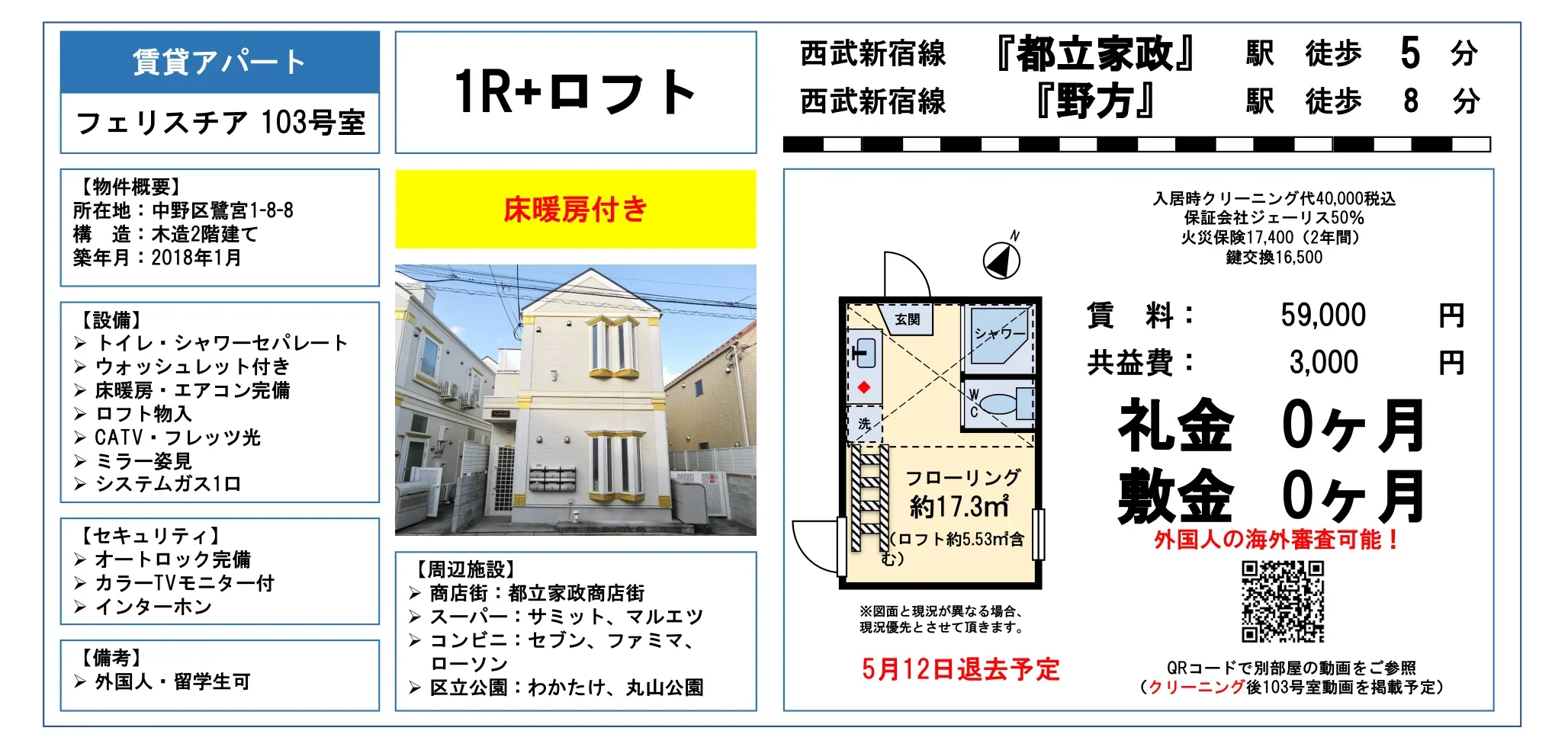 フェリスチア103号室 0