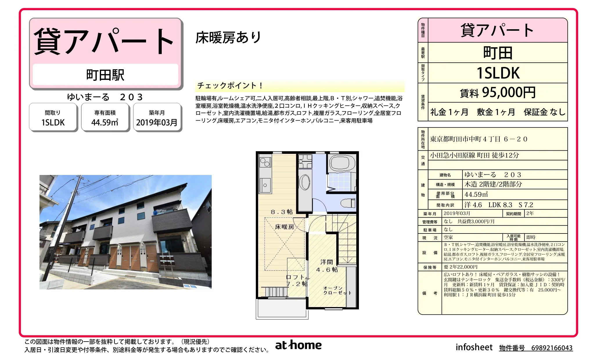 Modern 1SLDK Condo in Nakamachi 0