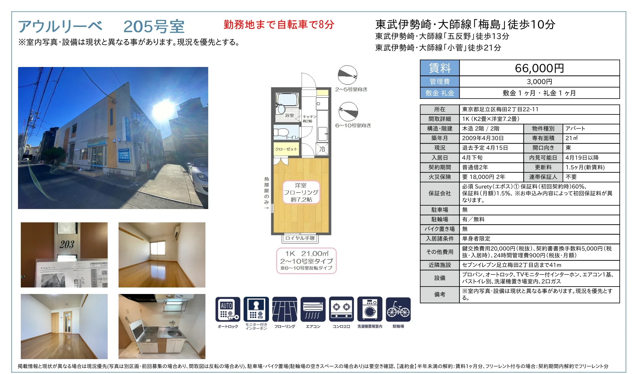 アウルリーベ 205号 0