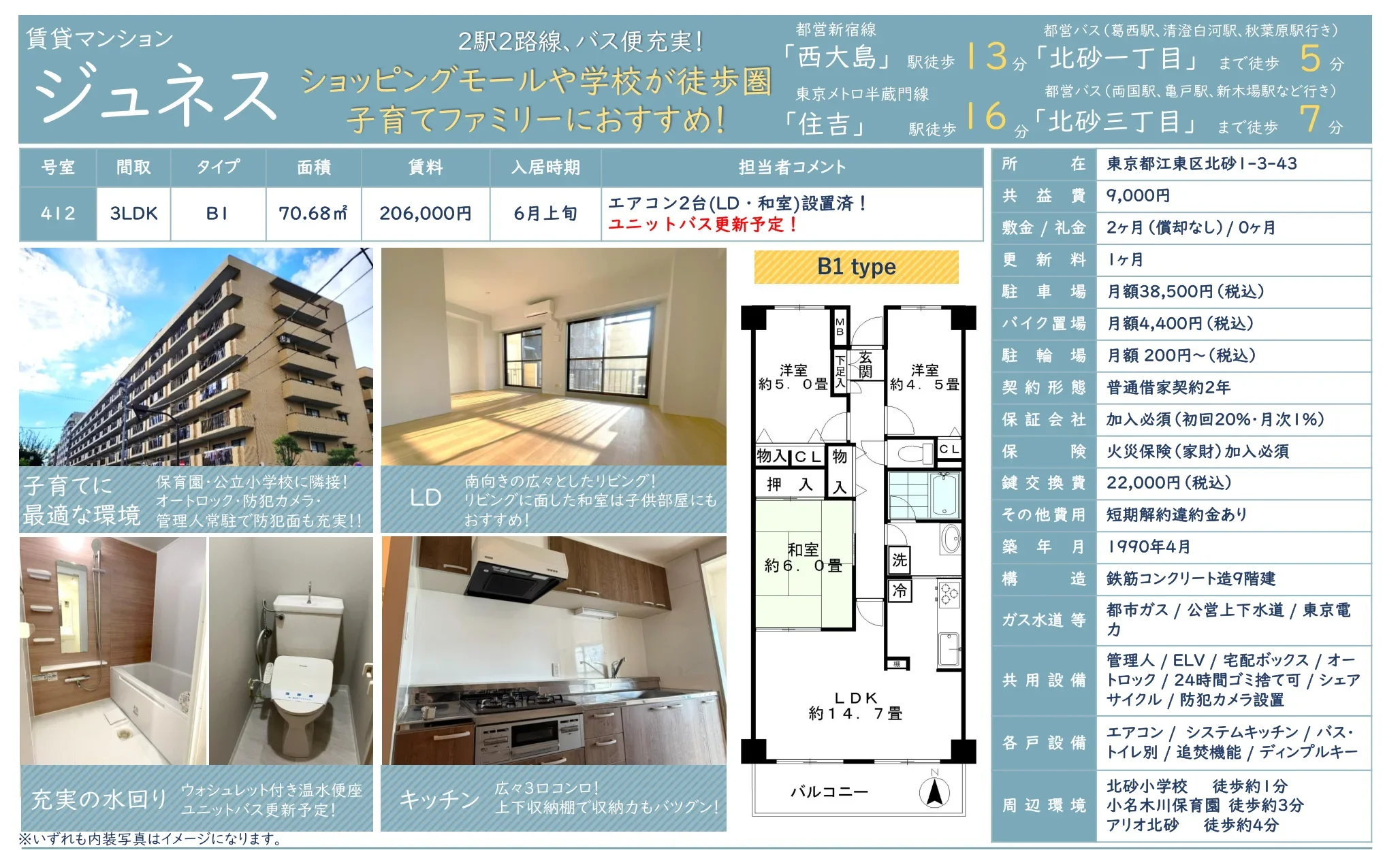 ジュネス 412号 0