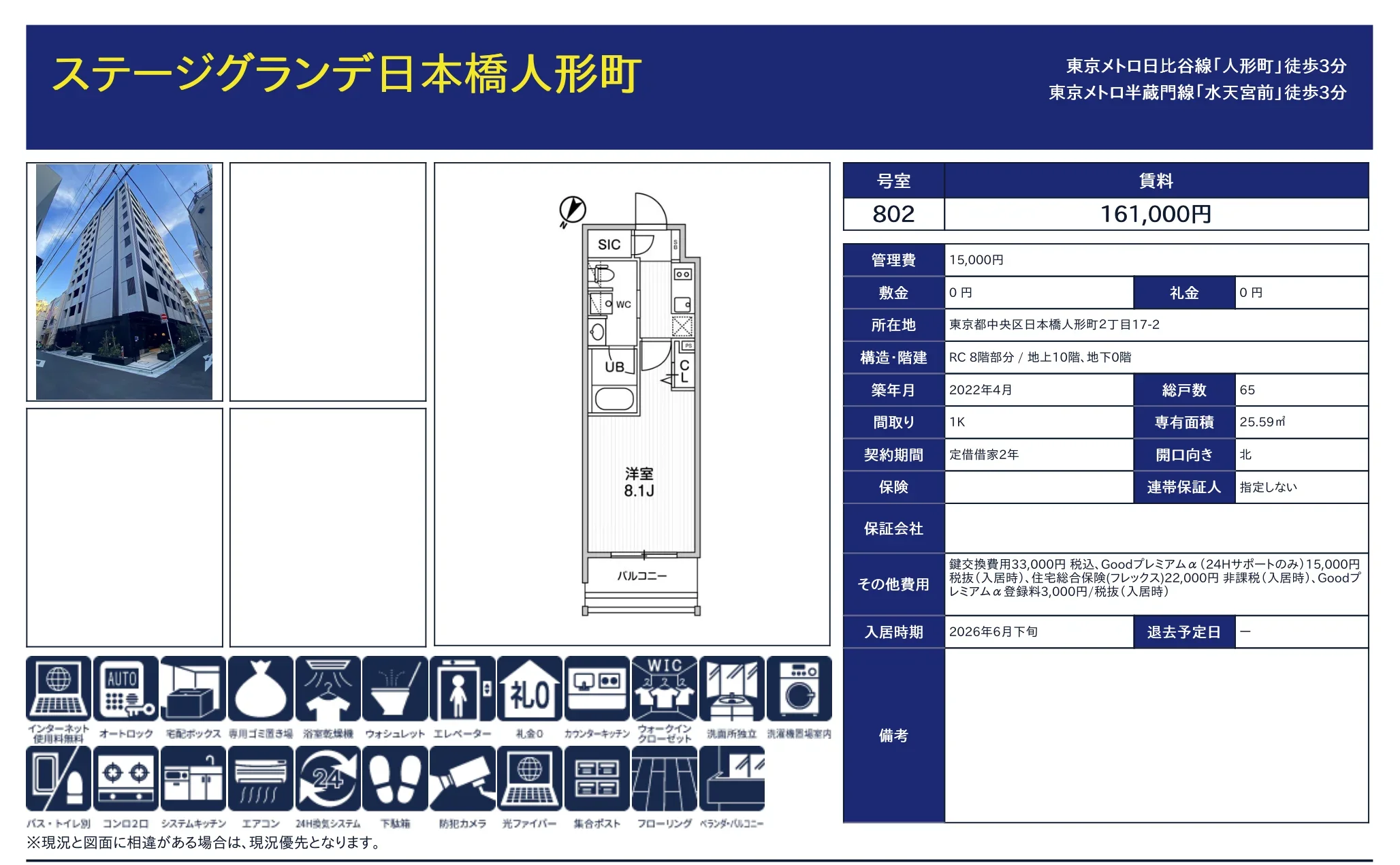 Modern Studio Condo Near Station in Yaesu(2-chome) 3