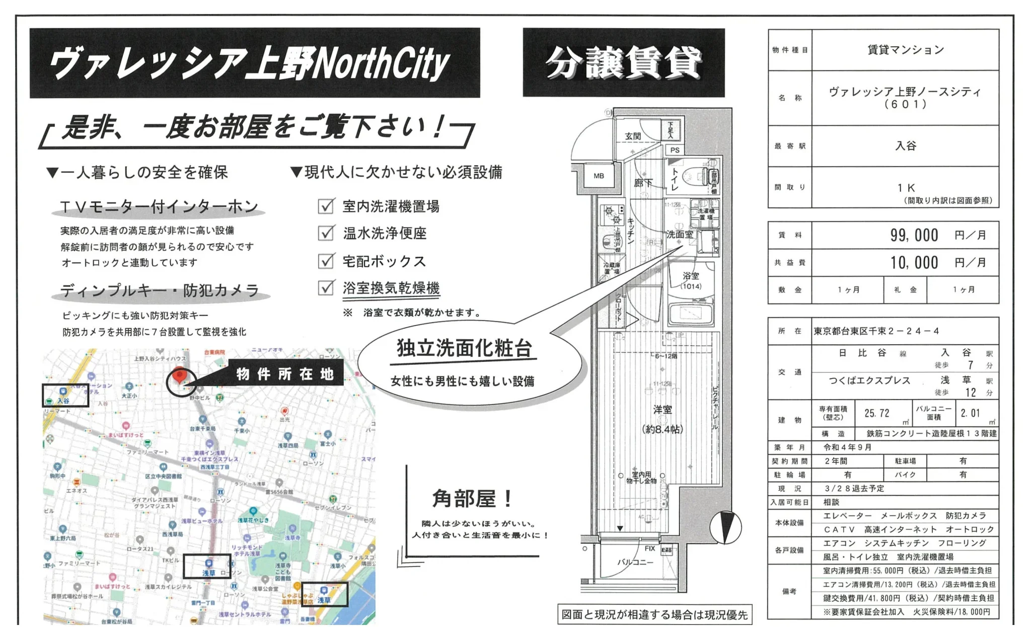 ヴァレッシア上野 ノースシティ 601 0