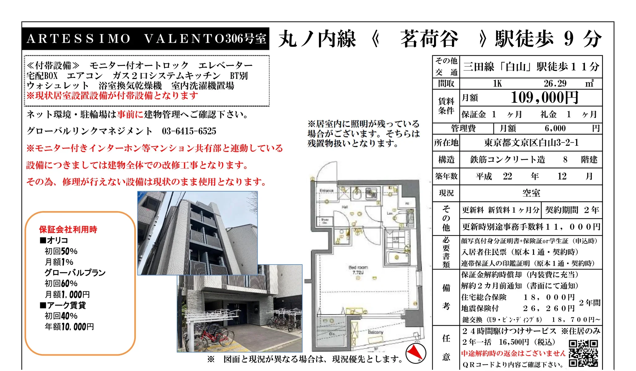 ARTESSIMO VALENTO306号室 306号 0