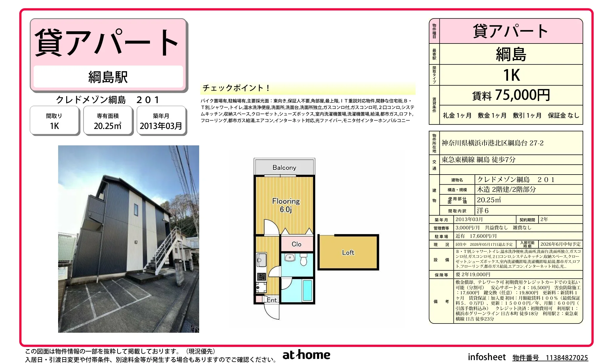 クレドメゾン綱島 201 201号 0