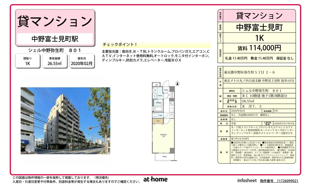 シェル中野弥生町 0