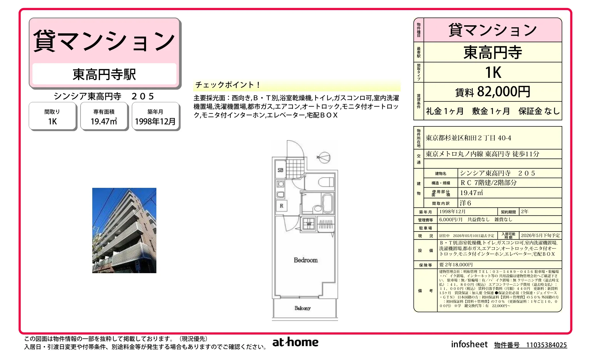 シンシア東高円寺 0