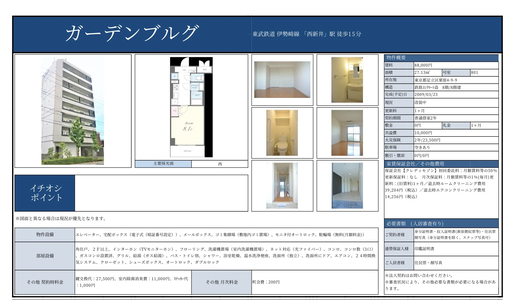 ガーデンブルグ 801 0