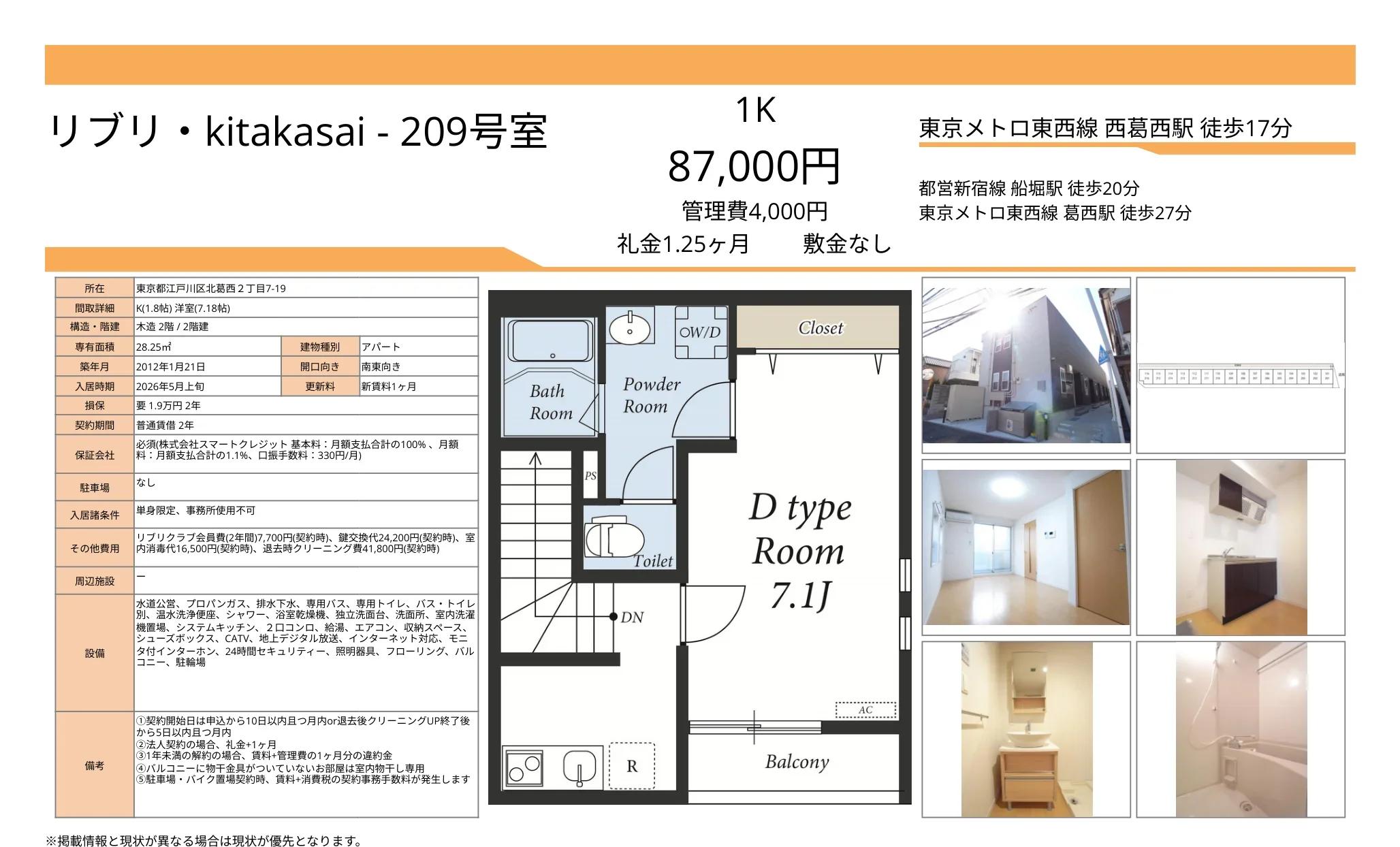 リブリ・kitakasai 209号 0