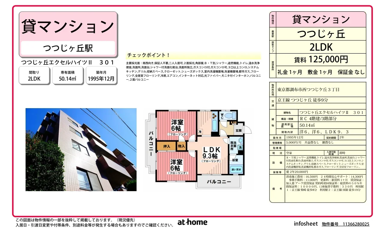 つつじヶ丘エクセルハイツⅡ 0