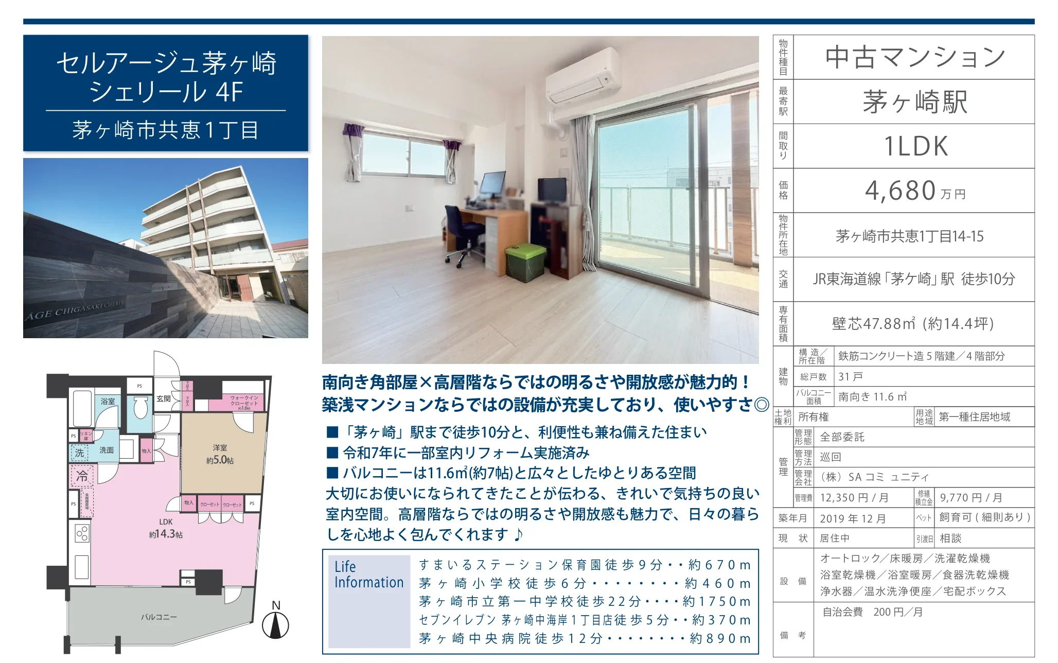 Modern 1-Bedroom Condo in Tomoe 0