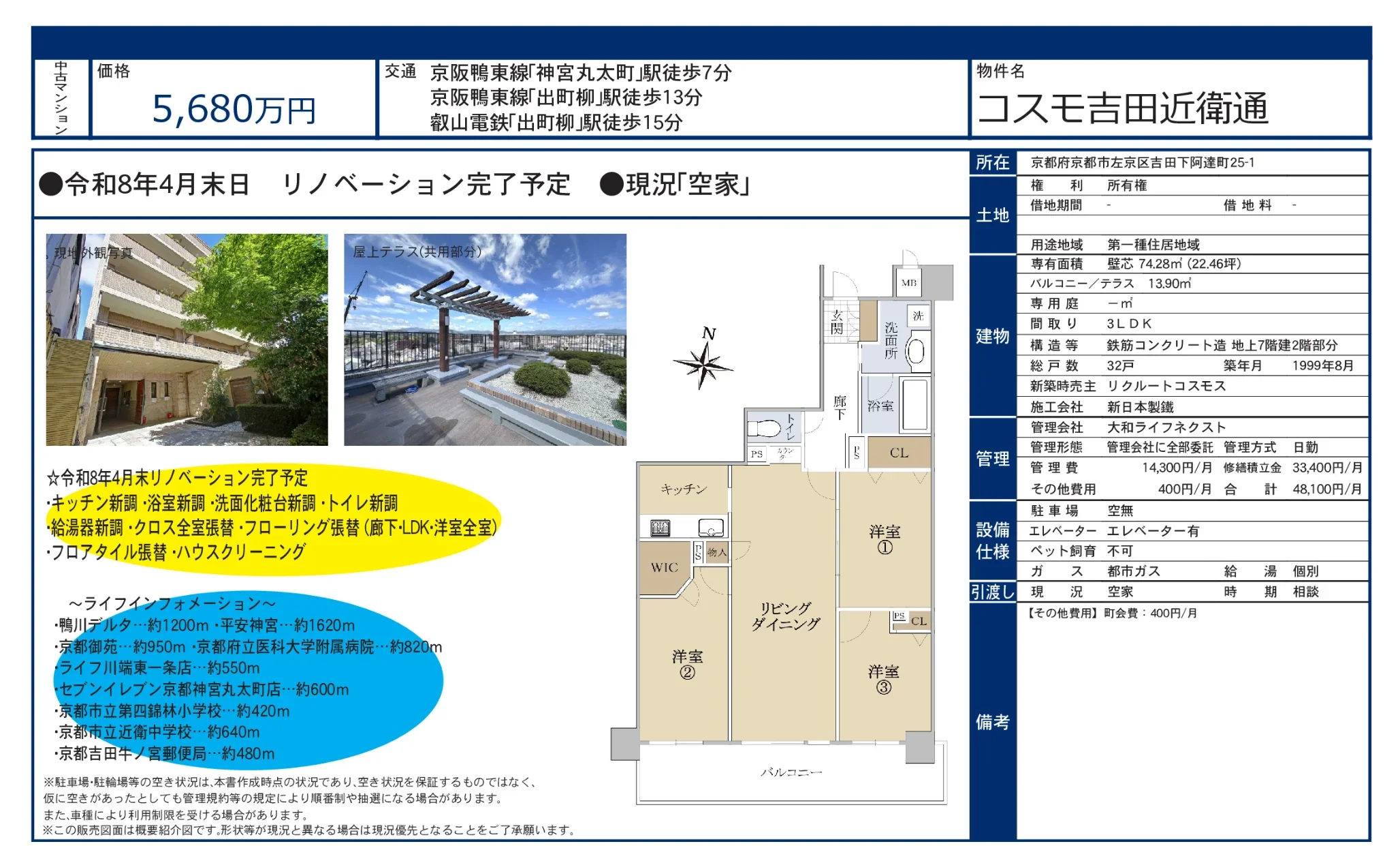 コスモ吉田近衛通 0