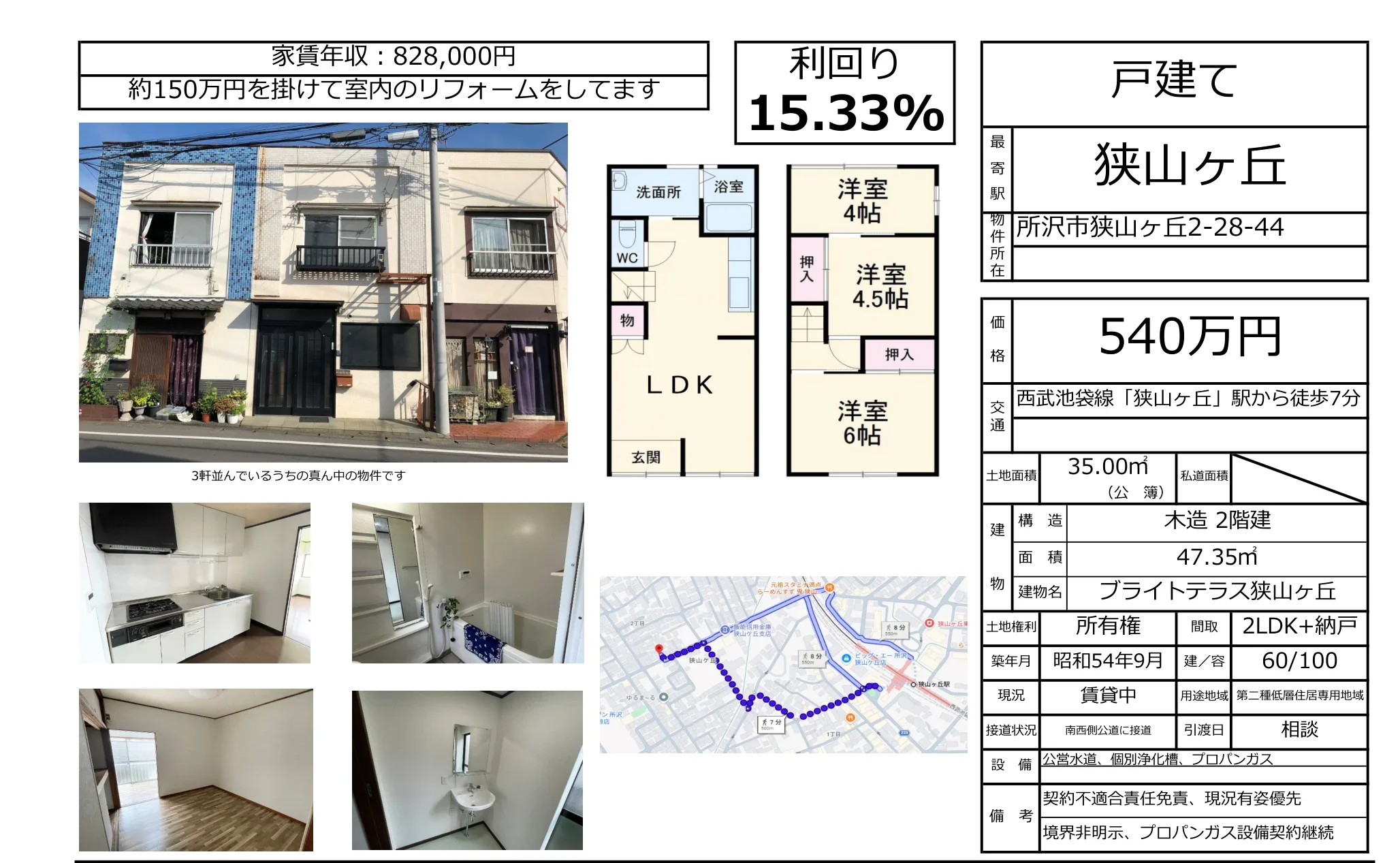 Vintage 2-Bedroom House Near Station in Nishisayamagaoka 0