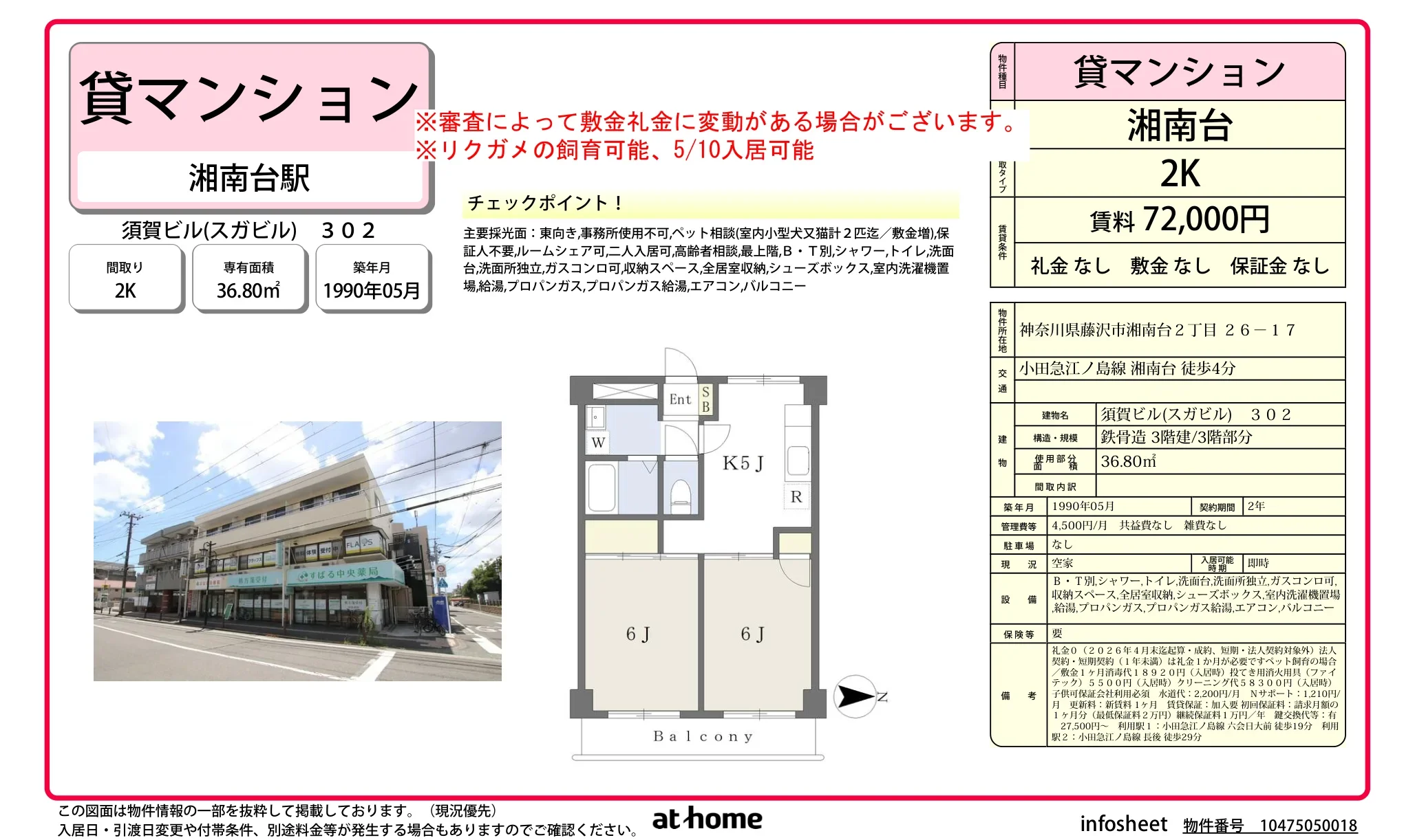 須賀ビル 302号 0